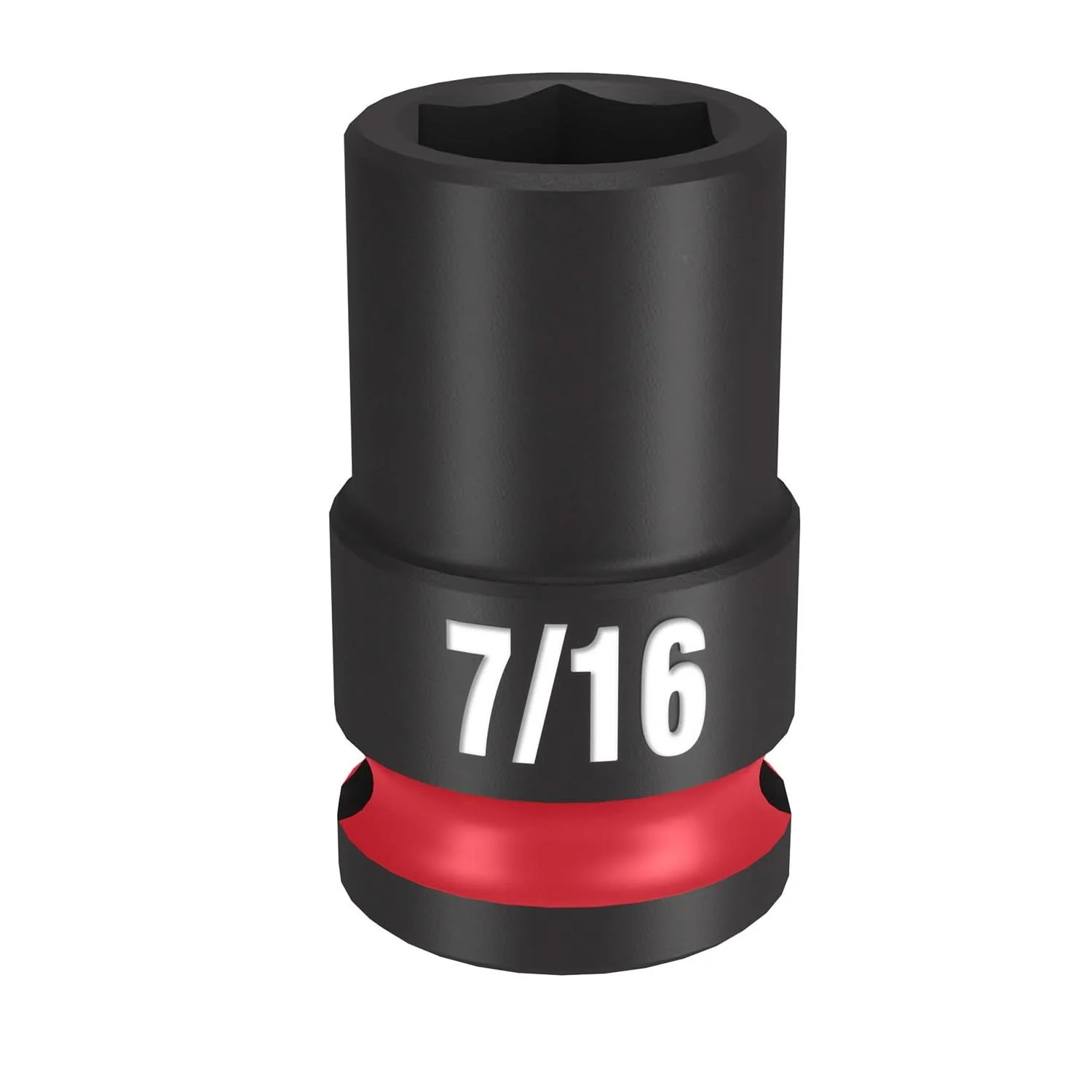Milwaukee 49-66-6105 SHOCKWAVE Impact Duty 3/8-Inch Drive 7/16-Inch Standard 6 Point Socket - Image 1