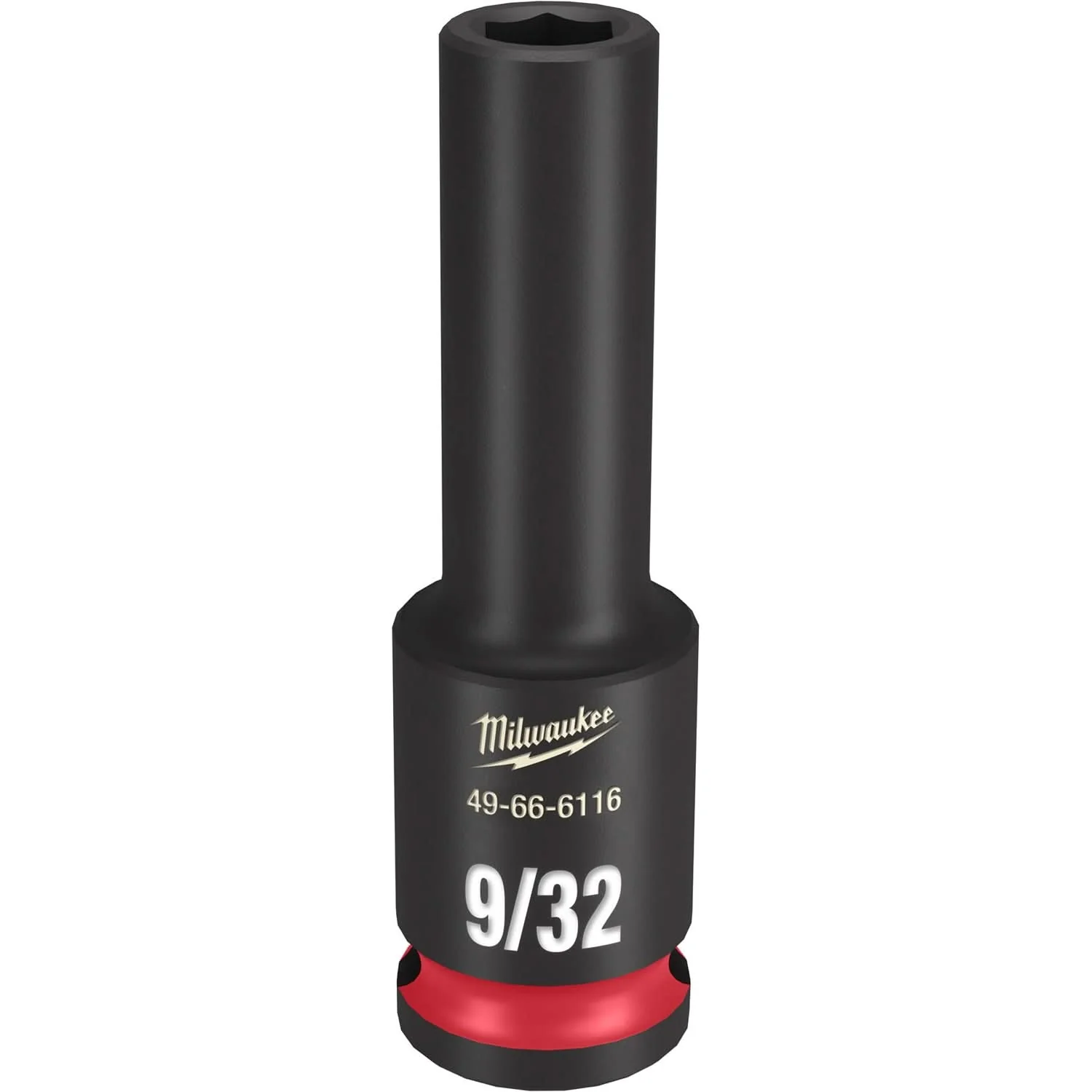 Milwaukee 49-66-6116 SHOCKWAVE Impact Duty 3/8-Inch Drive 9/32-Inch Deep 6 Point Socket - Image 1