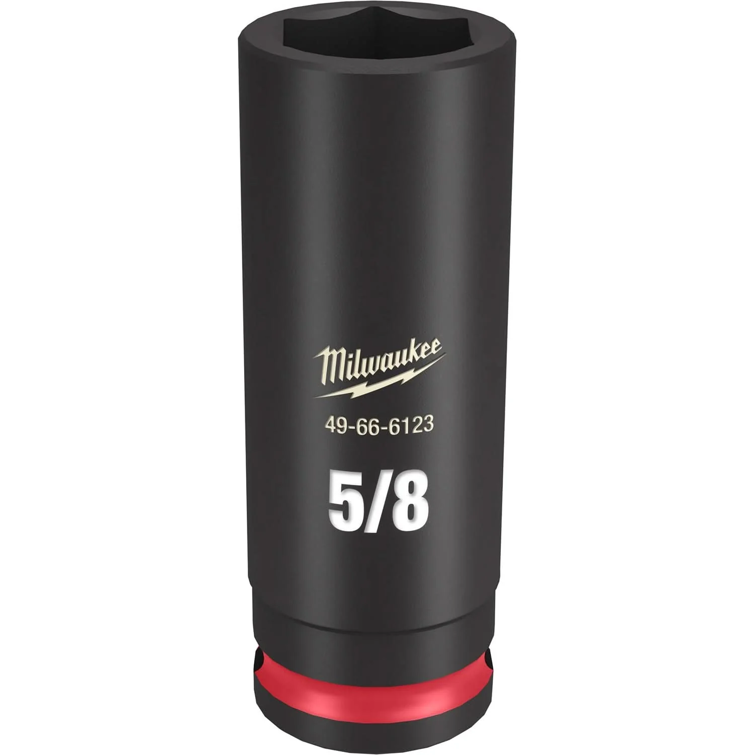 Milwaukee 49-66-6123 SHOCKWAVE Impact Duty 3/8-Inch Drive 5/8-Inch Deep 6 Point Socket - Image 1