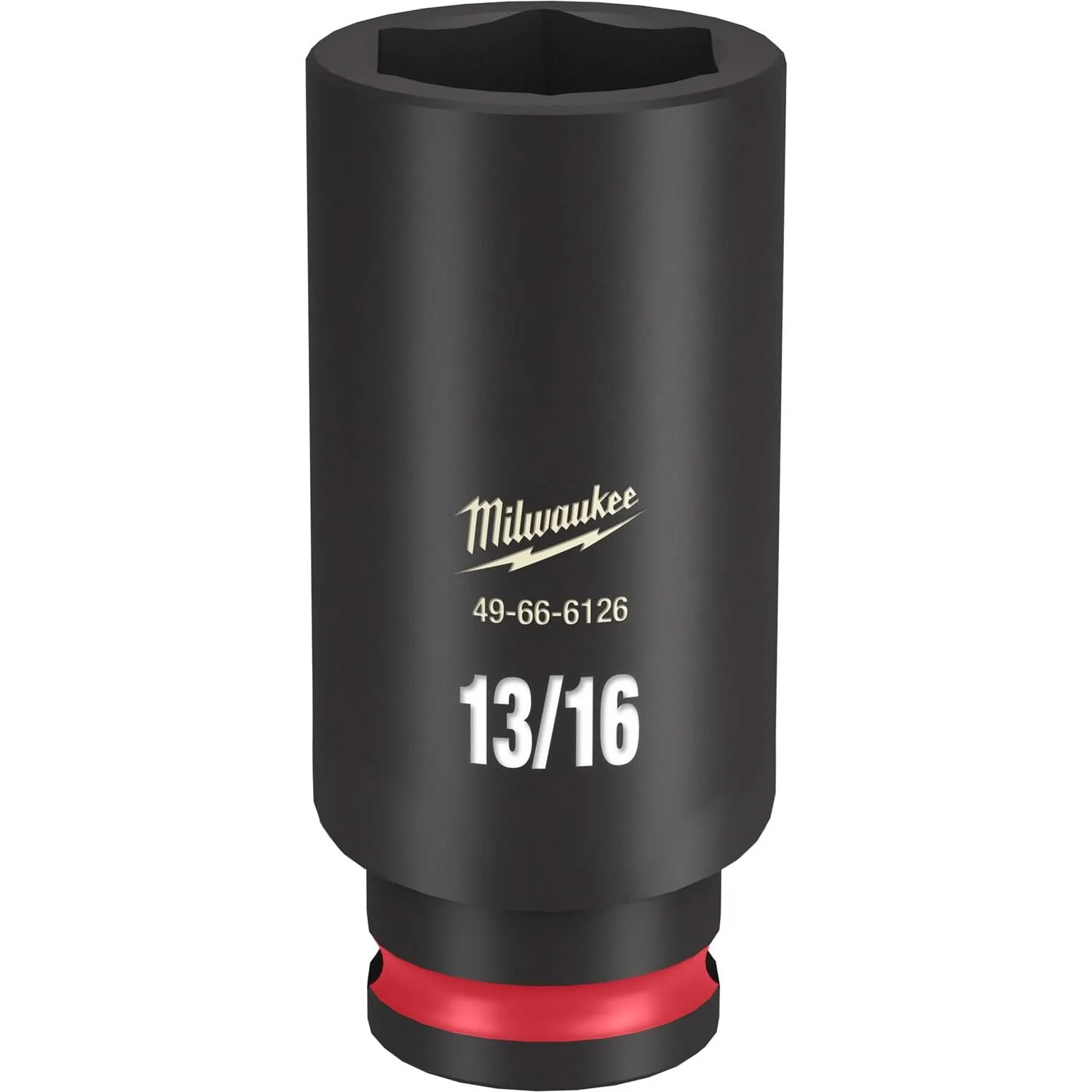 Milwaukee 49-66-6126 SHOCKWAVE Impact Duty 3/8-Inch Drive 13/16-Inch Deep 6 Point Socket - Image 1