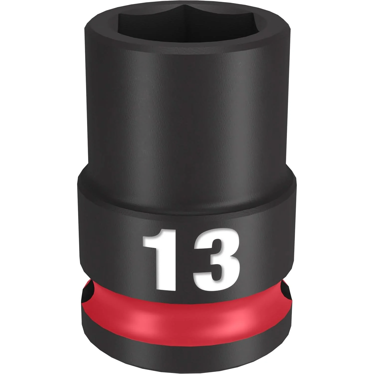 Milwaukee 49-66-6137 SHOCKWAVE Impact Duty 3/8-Inch Drive 13MM Standard 6 Point Socket - Image 1
