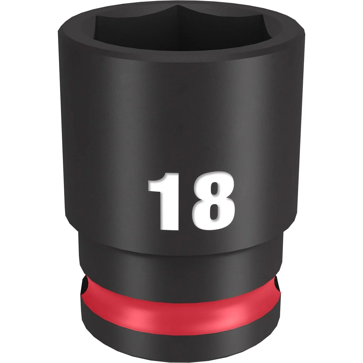 Milwaukee 49-66-6142 SHOCKWAVE Impact Duty 3/8-Inch Drive 18MM Standard 6 Point Socket - Image 1