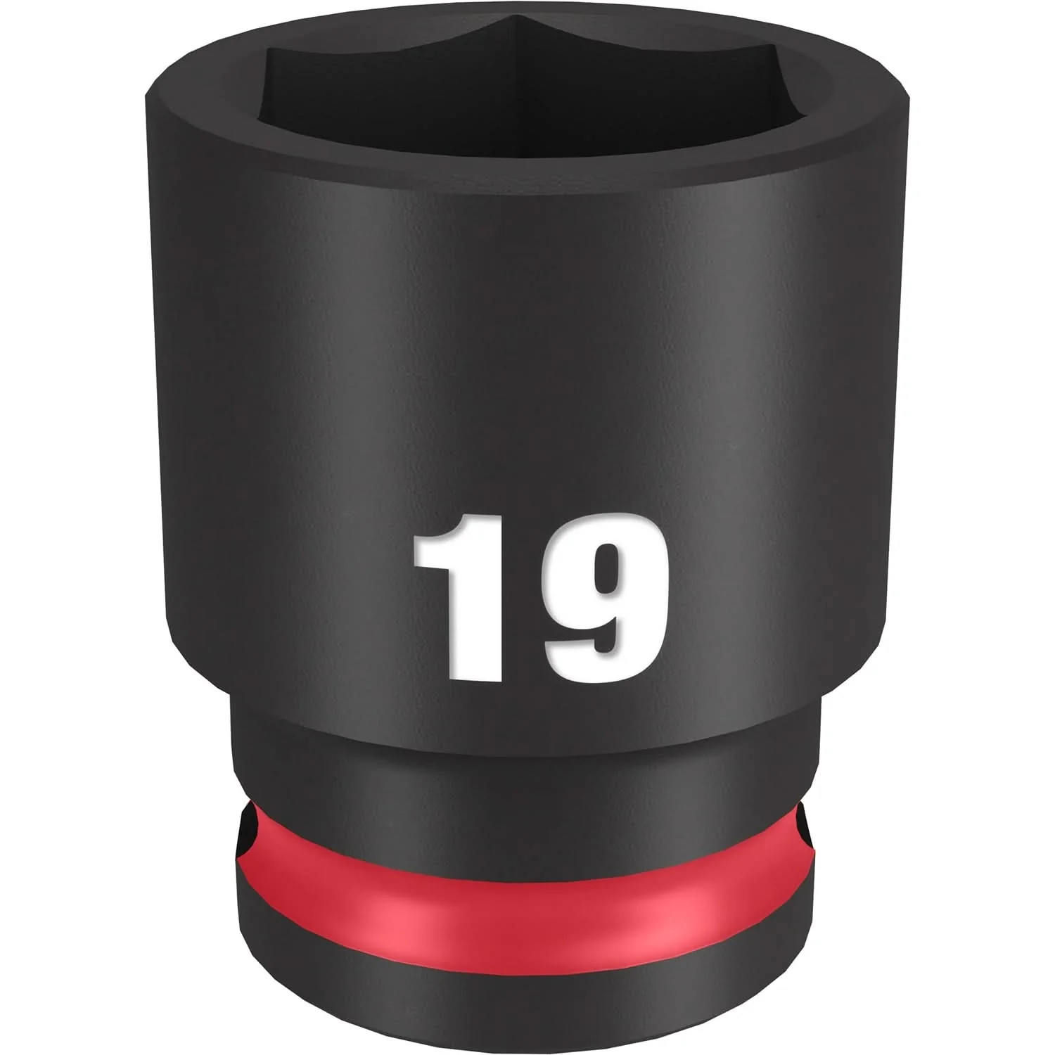 Milwaukee 49-66-6143 SHOCKWAVE Impact Duty 3/8-Inch Drive 19MM Standard 6 Point Socket - Image 1