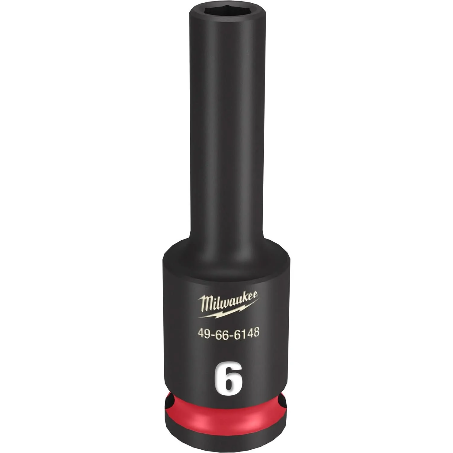 Milwaukee 49-66-6148 SHOCKWAVE Impact Duty 3/8-Inch Drive 6MM Deep 6 Point Socket - Image 1