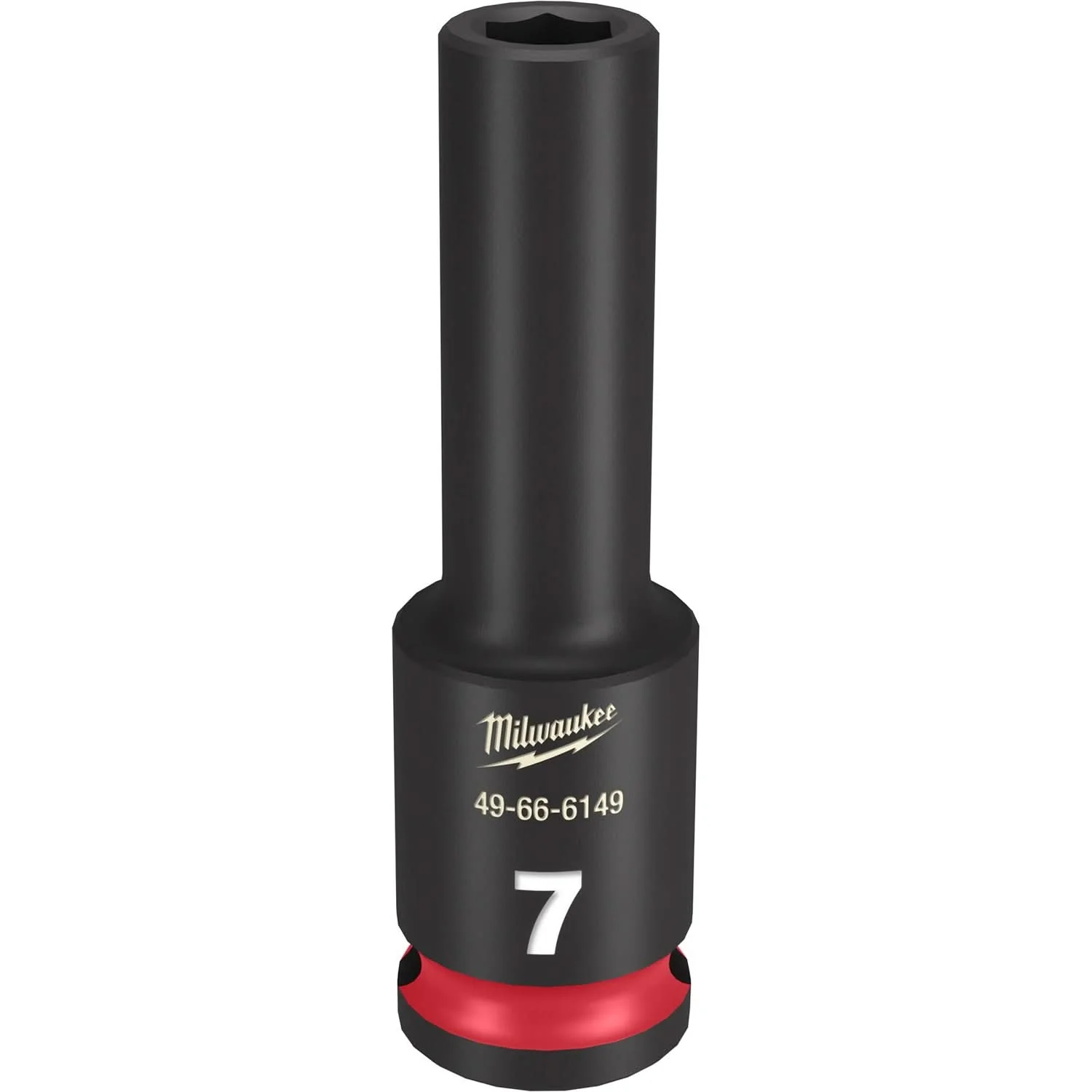 Milwaukee 49-66-6149 SHOCKWAVE Impact Duty 3/8-Inch Drive 7MM Deep 6 Point Socket - Image 1