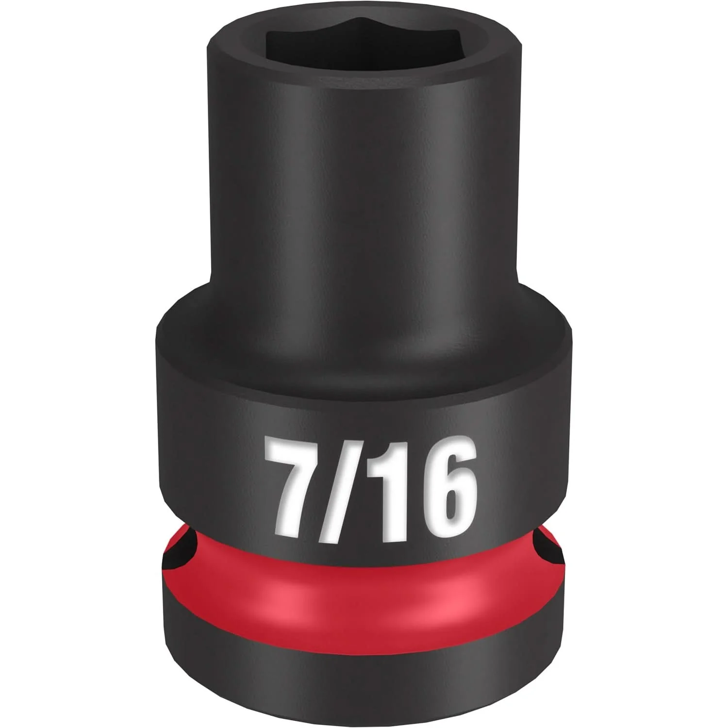 Milwaukee 49-66-6201 SHOCKWAVE Impact Duty 1/2-Inch Drive 7/16-Inch Standard 6 Point Socket - Image 1