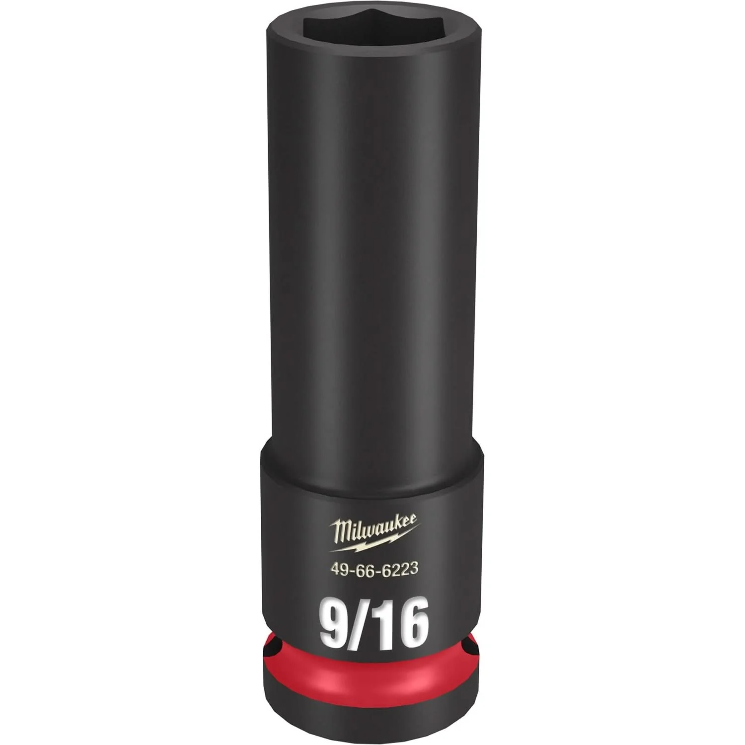 Milwaukee 49-66-6223 SHOCKWAVE Impact Duty 1/2-Inch Drive 9/16-Inch Deep 6 Point Socket - Image 1