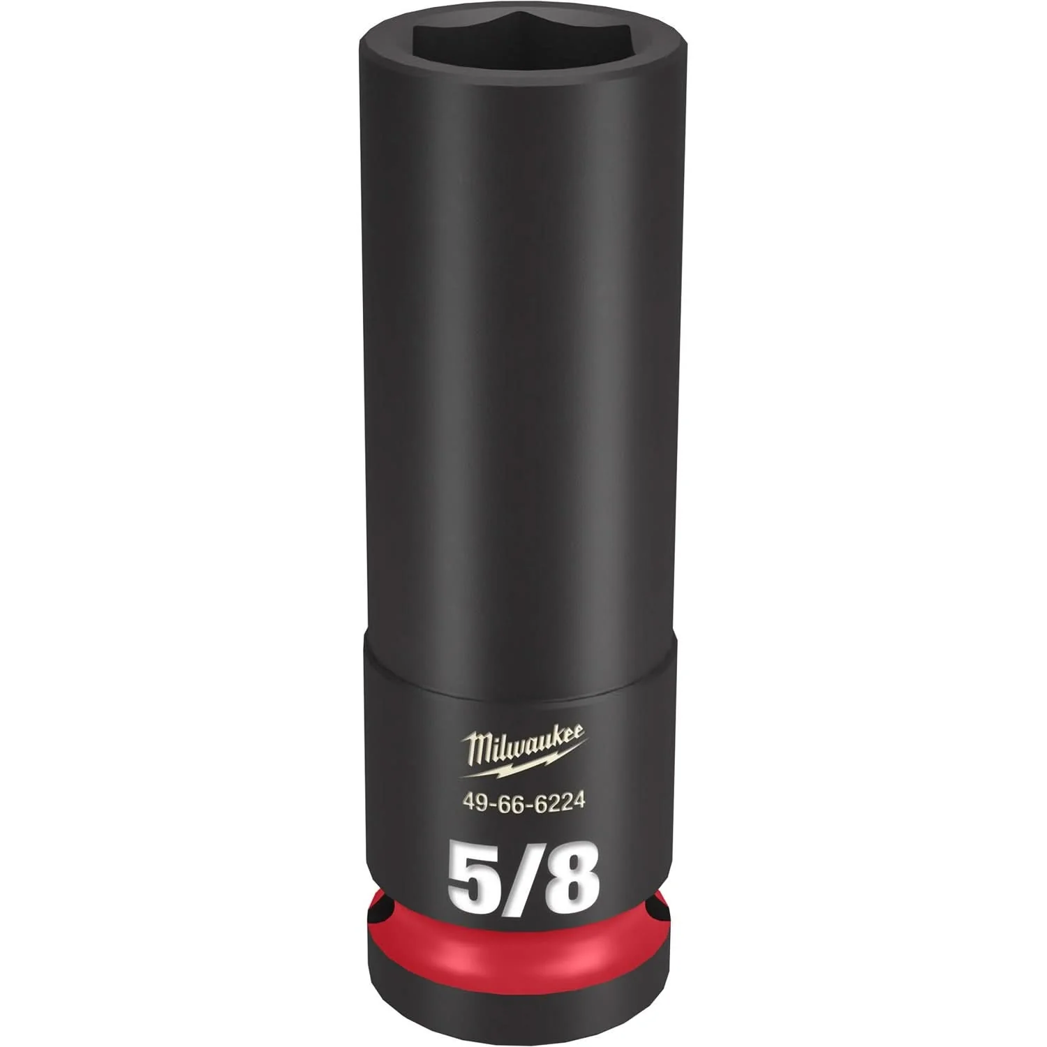 Milwaukee 49-66-6224 SHOCKWAVE Impact Duty 1/2-Inch Drive 5/8-Inch Deep 6 Point Socket - Image 1