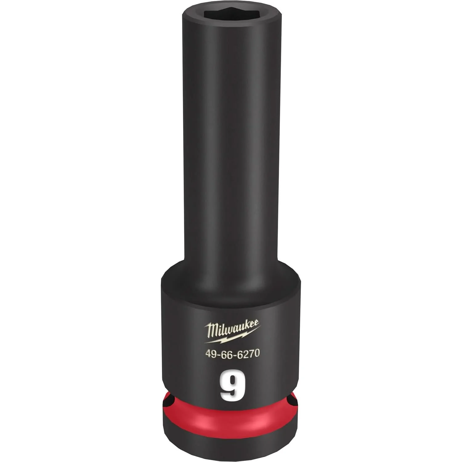Milwaukee 49-66-6270 SHOCKWAVE Impact Duty 1/2-Inch Drive 9MM Deep 6 Point Socket - Image 1