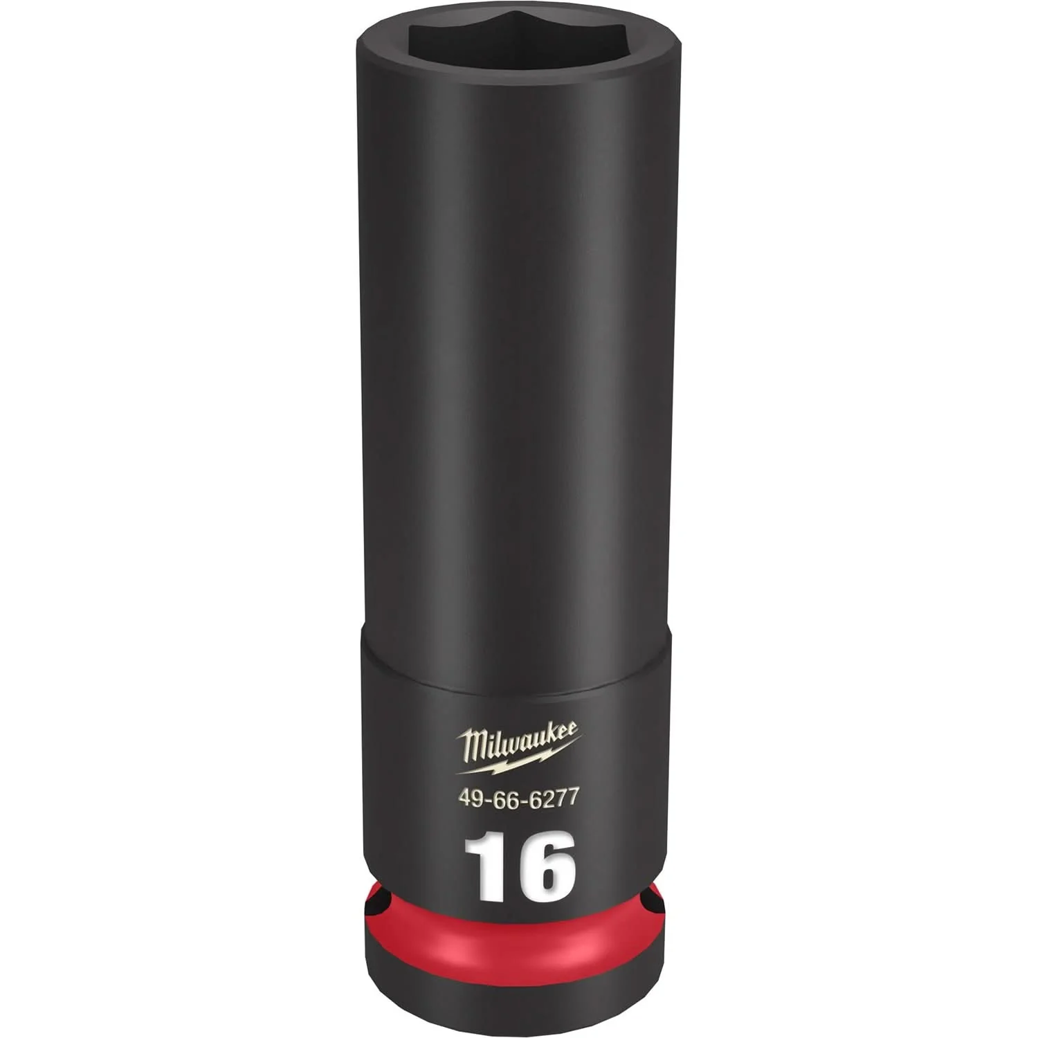 Milwaukee 49-66-6277 SHOCKWAVE Impact Duty 1/2-Inch Drive 16MM Deep 6 Point Socket - Image 1
