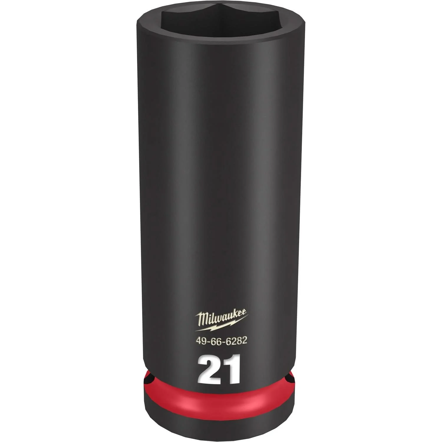 Milwaukee 49-66-6282 SHOCKWAVE Impact Duty 1/2-Inch Drive 21MM Deep 6 Point Socket - Image 1