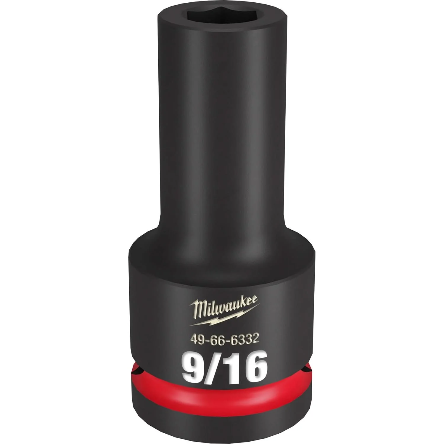 Milwaukee 49-66-6332 SHOCKWAVE Impact Duty 3/4-Inch Drive 9/16-Inch Deep 6 Point Socket - Image 1