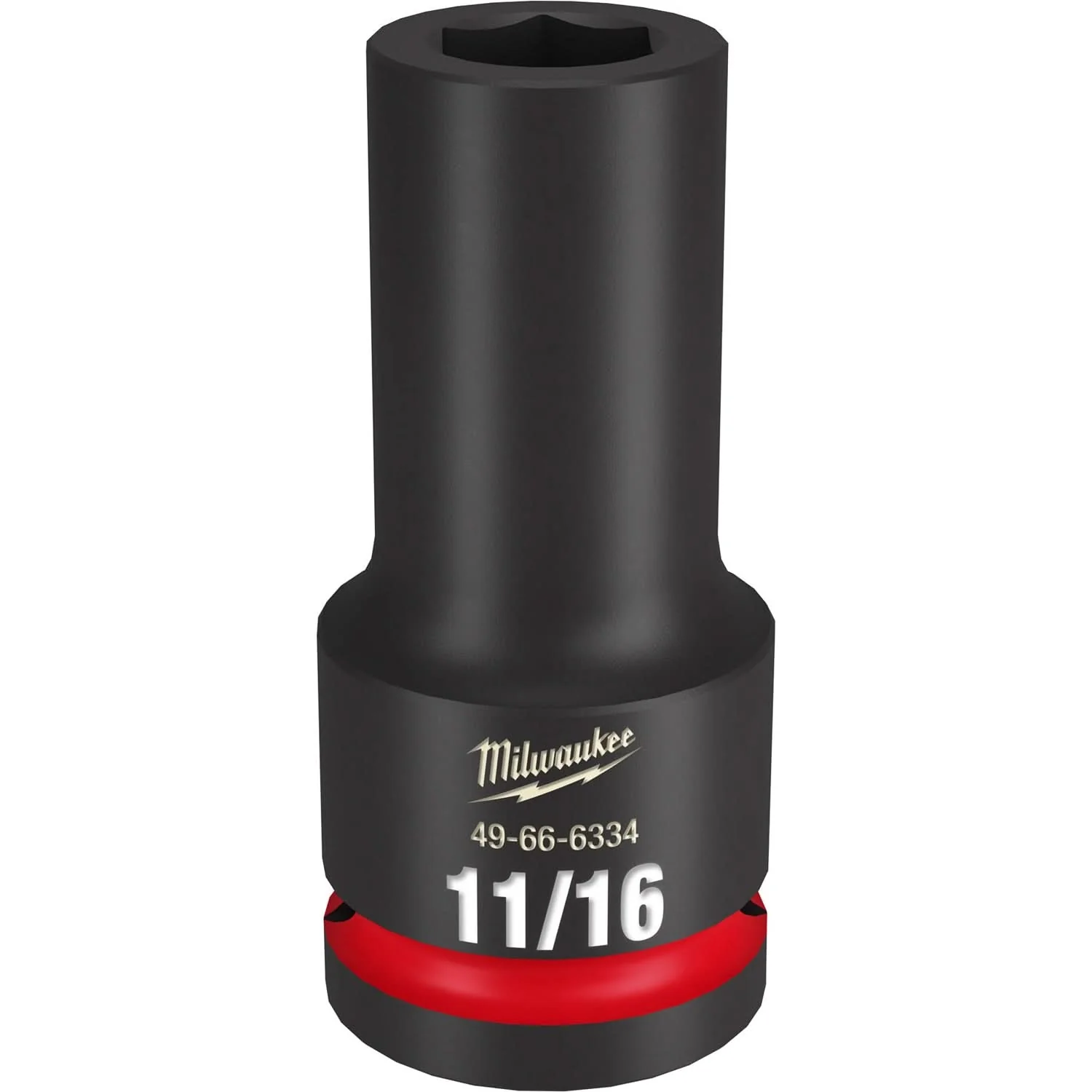 Milwaukee 49-66-6334 SHOCKWAVE Impact Duty 3/4-Inch Drive 11/16-Inch Deep 6 Point Socket - Image 1