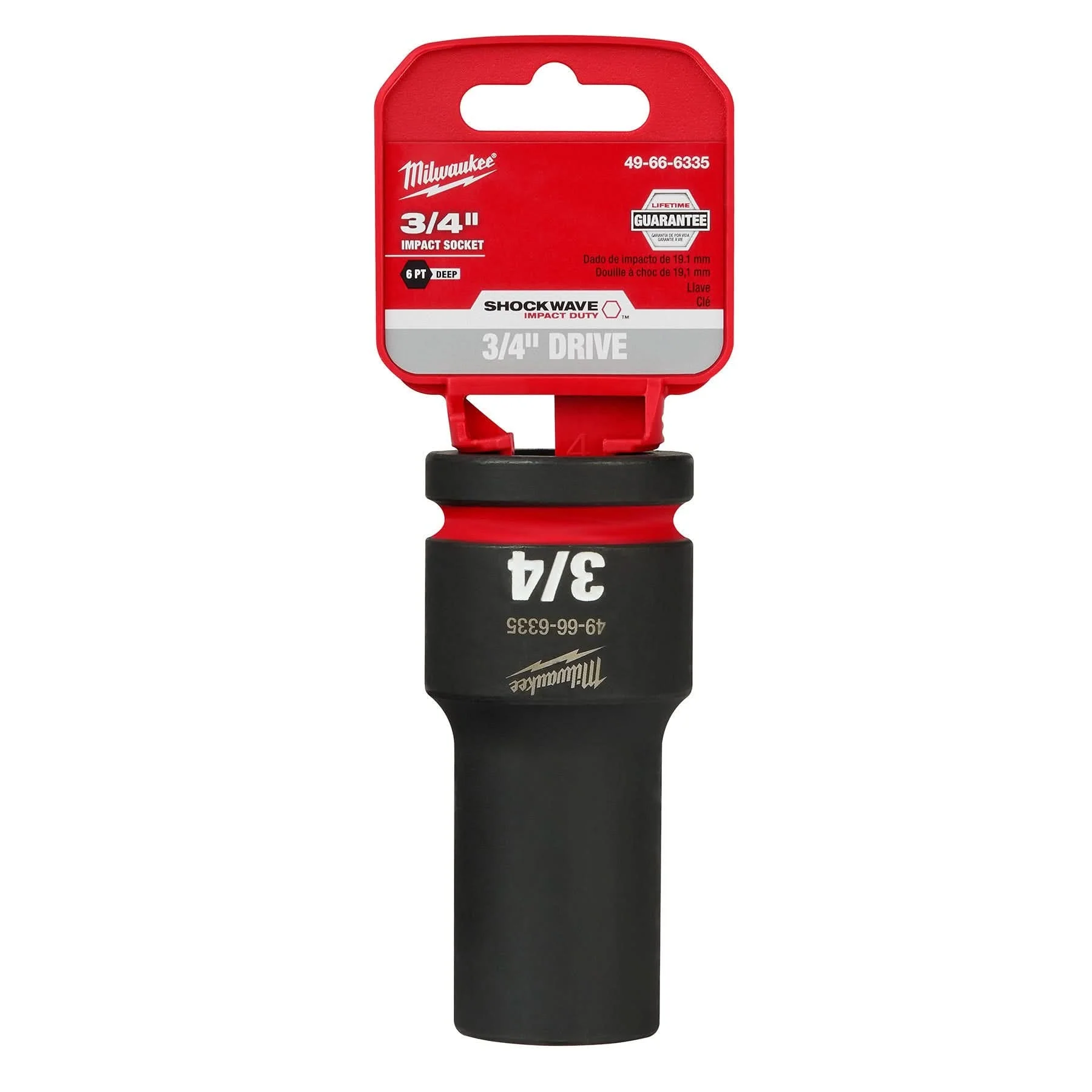 Milwaukee 49-66-6335 SHOCKWAVE Impact Duty 3/4-Inch Drive 3/4-Inch Deep 6 Point Socket - Image 2
