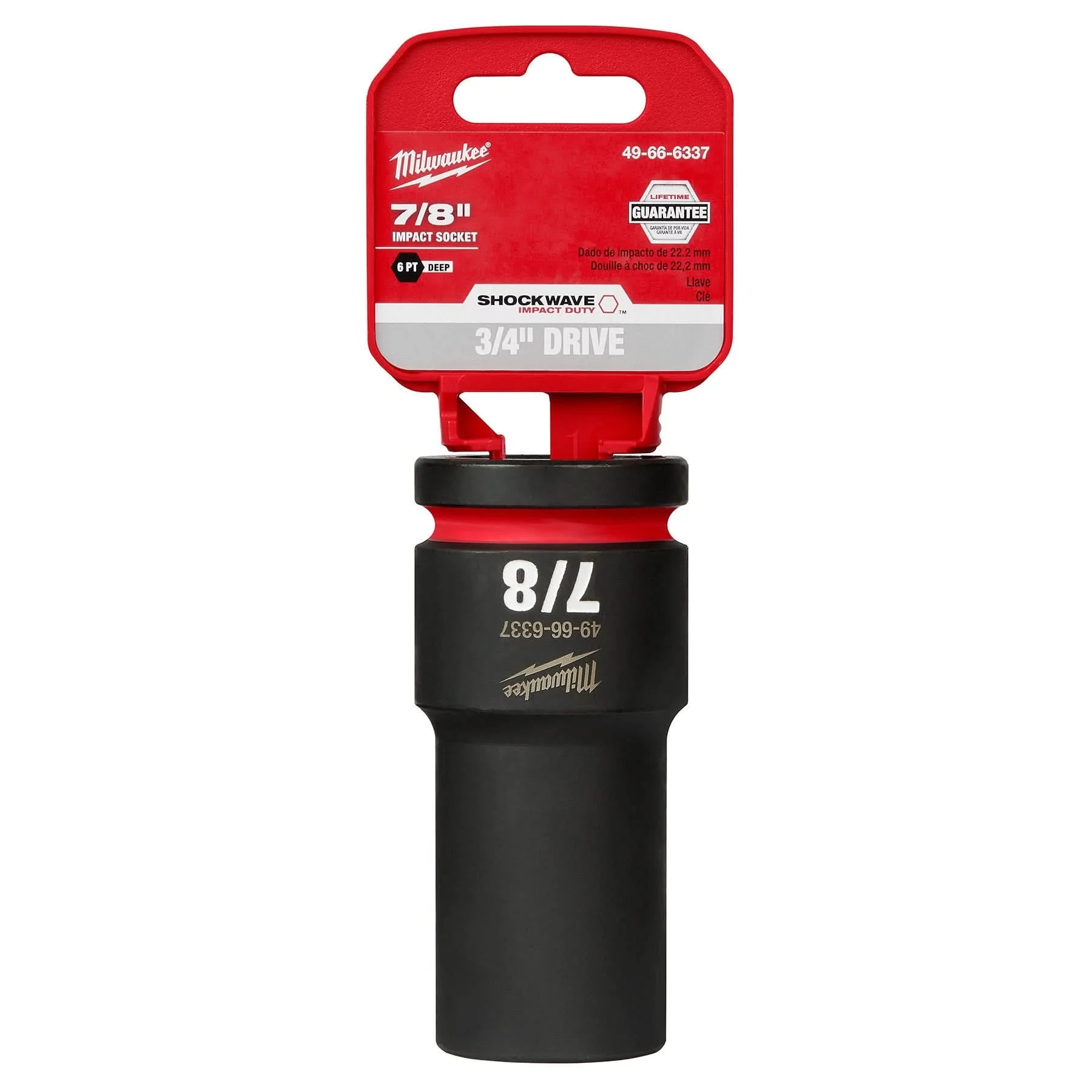 Milwaukee 49-66-6337 SHOCKWAVE Impact Duty 3/4-Inch Drive 7/8-Inch Deep 6 Point Socket - Image 2