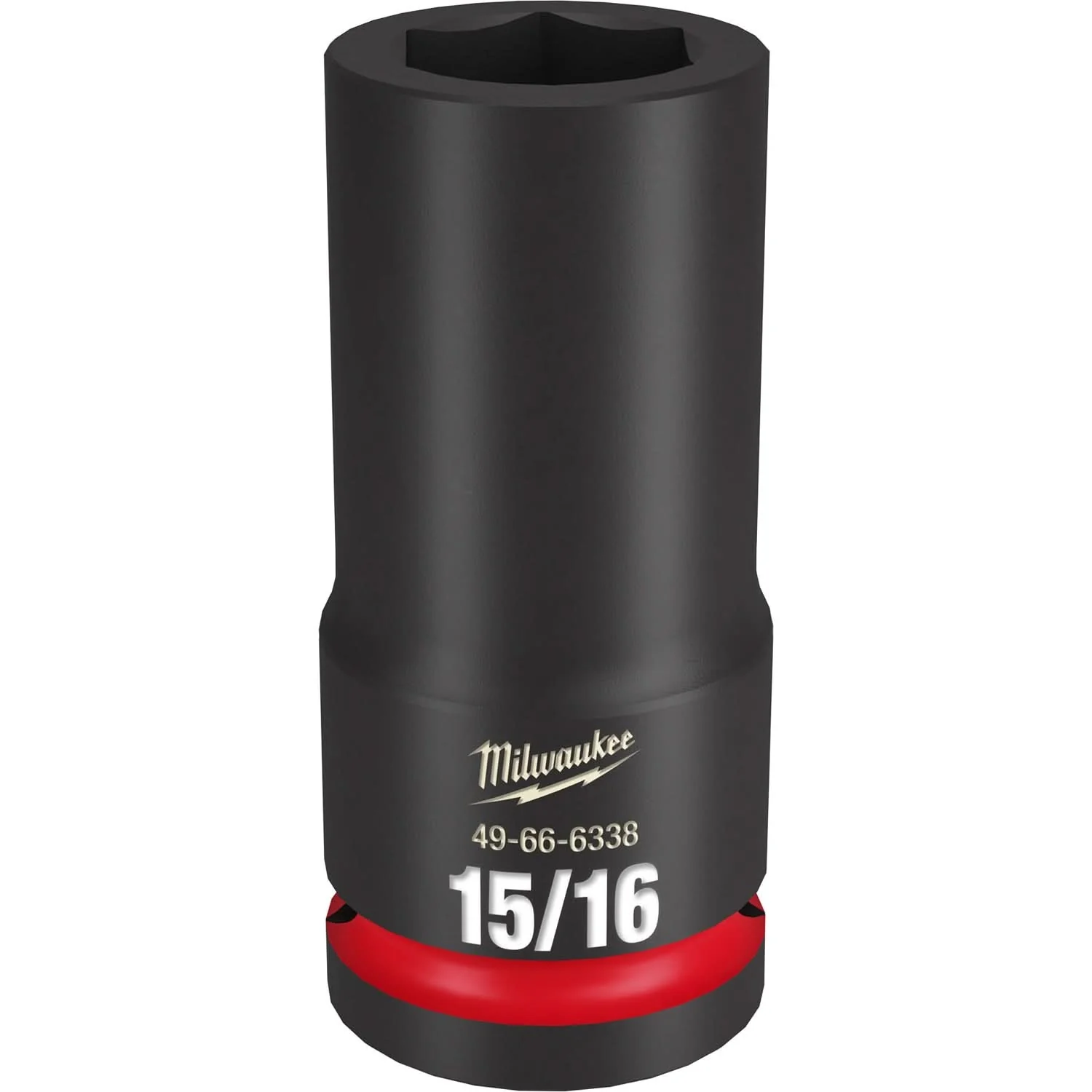 Milwaukee 49-66-6338 SHOCKWAVE Impact Duty 3/4-Inch Drive 15/16-Inch Deep 6 Point Socket - Image 1
