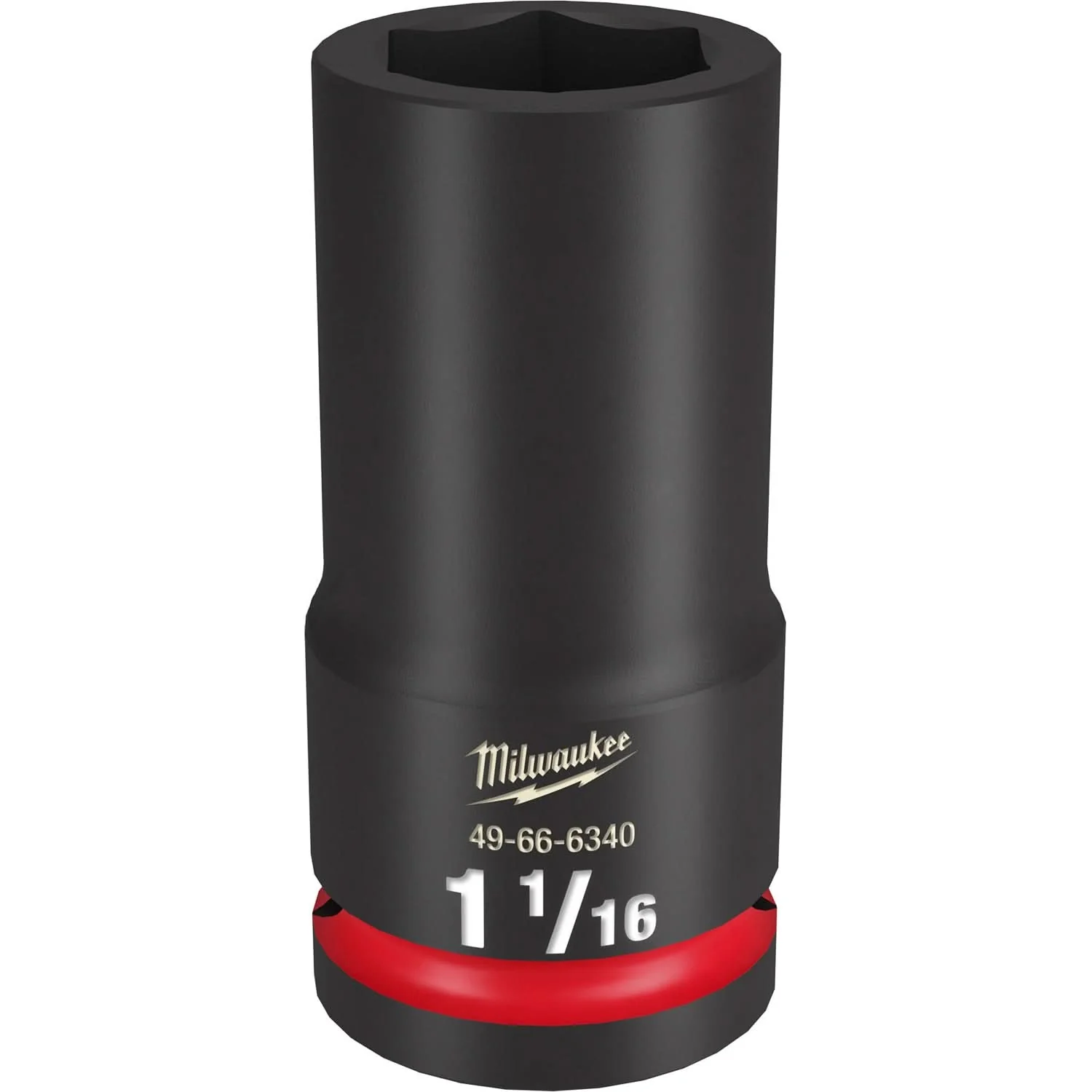 Milwaukee 49-66-6340 SHOCKWAVE Impact Duty 3/4-Inch Drive 1-1/16-Inch Deep 6 Point Socket - Image 1