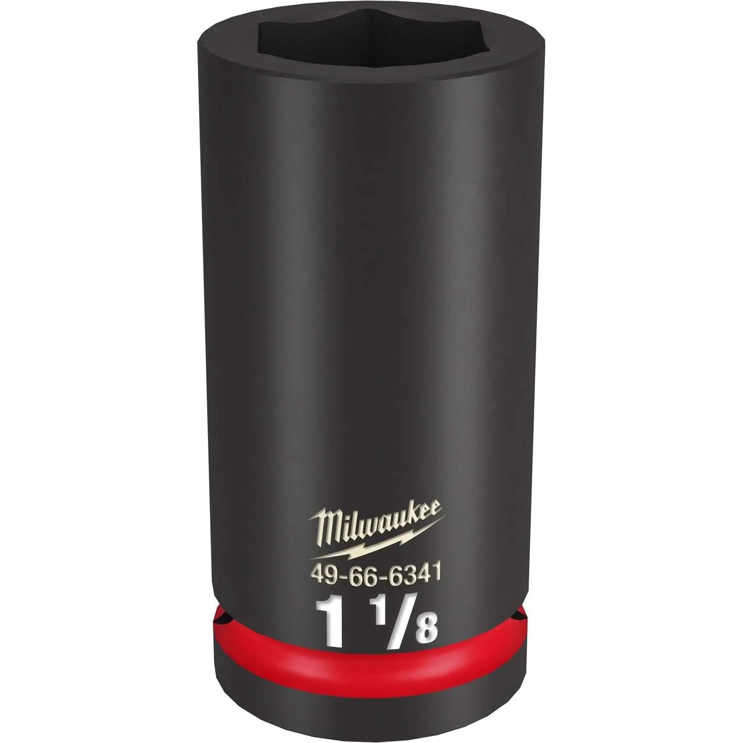 Milwaukee 49-66-6341 SHOCKWAVE Impact Duty 3/4-Inch Drive 1-1/8-Inch Deep 6 Point Socket - Image 1