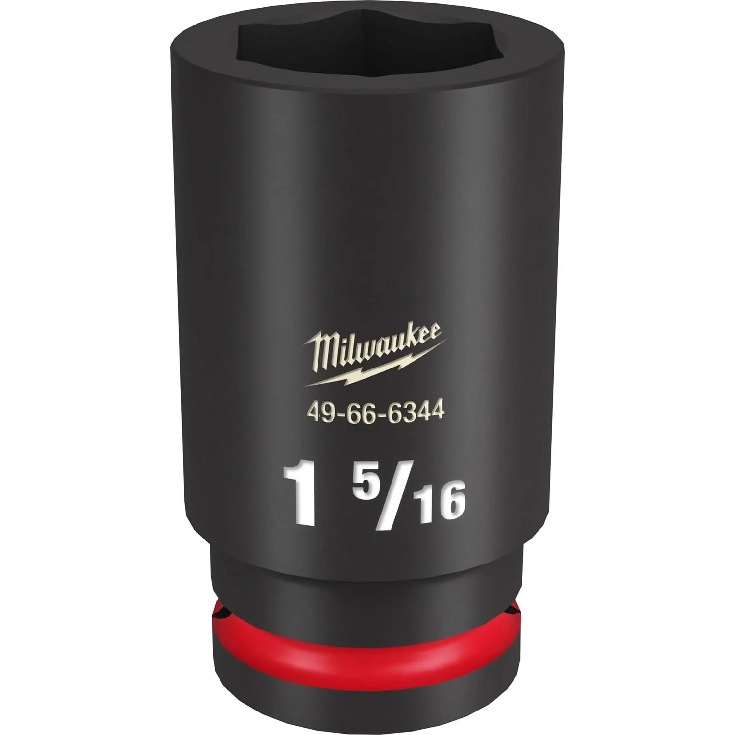 Milwaukee 49-66-6344 SHOCKWAVE Impact Duty 3/4-Inch Drive 1-5/16-Inch Deep 6 Point Socket - Image 1