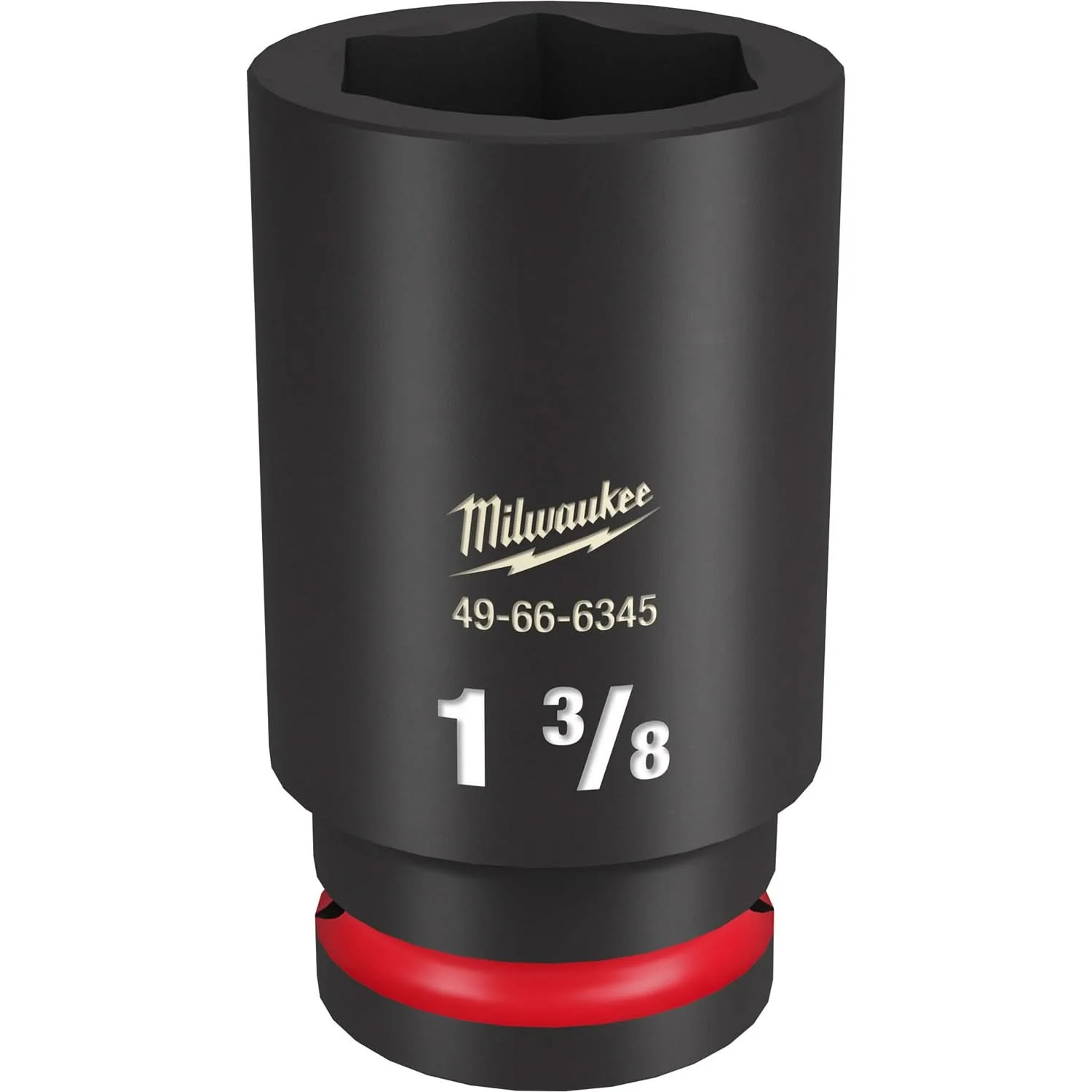 Milwaukee 49-66-6345 SHOCKWAVE Impact Duty 3/4-Inch Drive 1-3/8-Inch Deep 6 Point Socket - Image 1