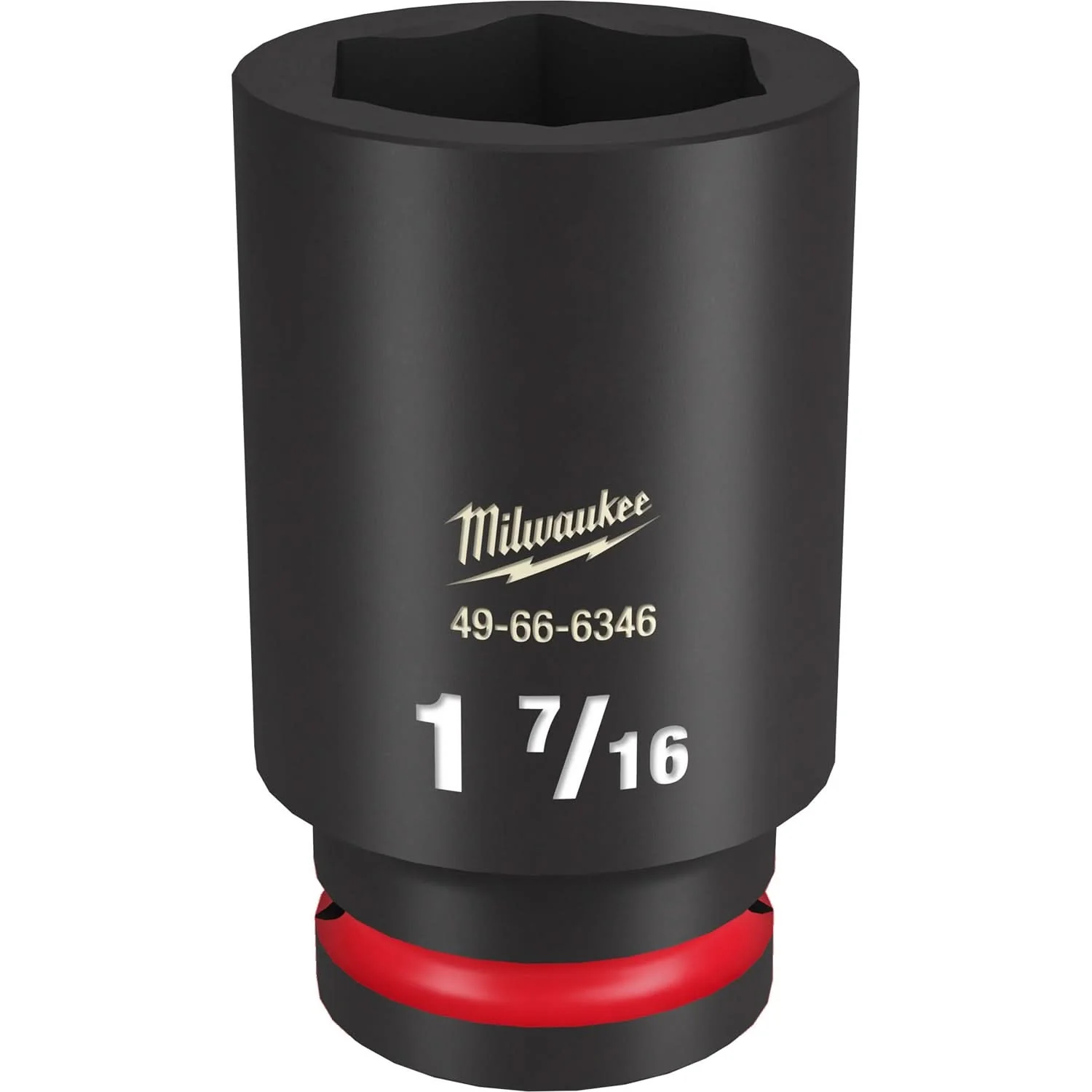 Milwaukee 49-66-6346 SHOCKWAVE Impact Duty 3/4-Inch Drive 1-7/16-Inch Deep 6 Point Socket - Image 1