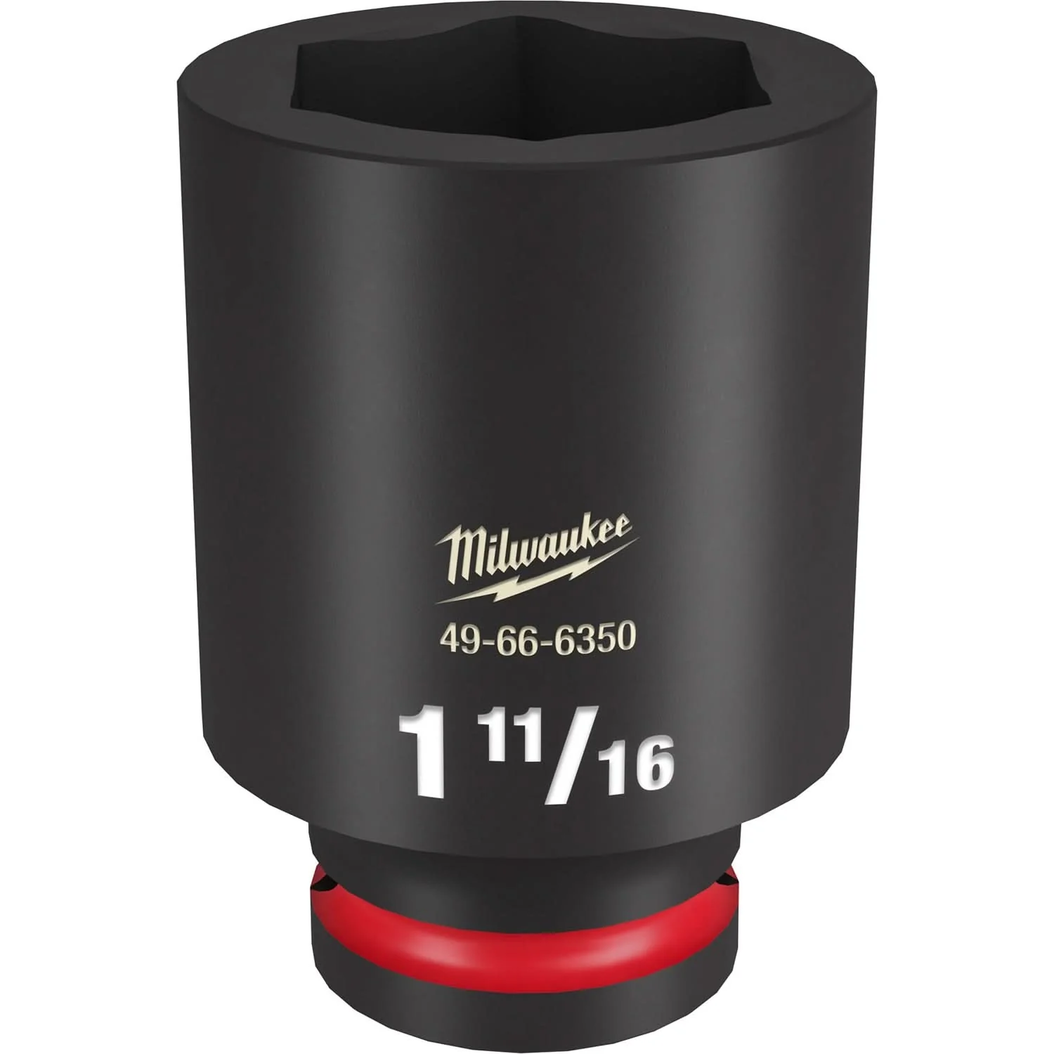 Milwaukee 49-66-6350 SHOCKWAVE Impact Duty 3/4-Inch Drive 1-11/16-Inch Deep 6 Point Socket - Image 1
