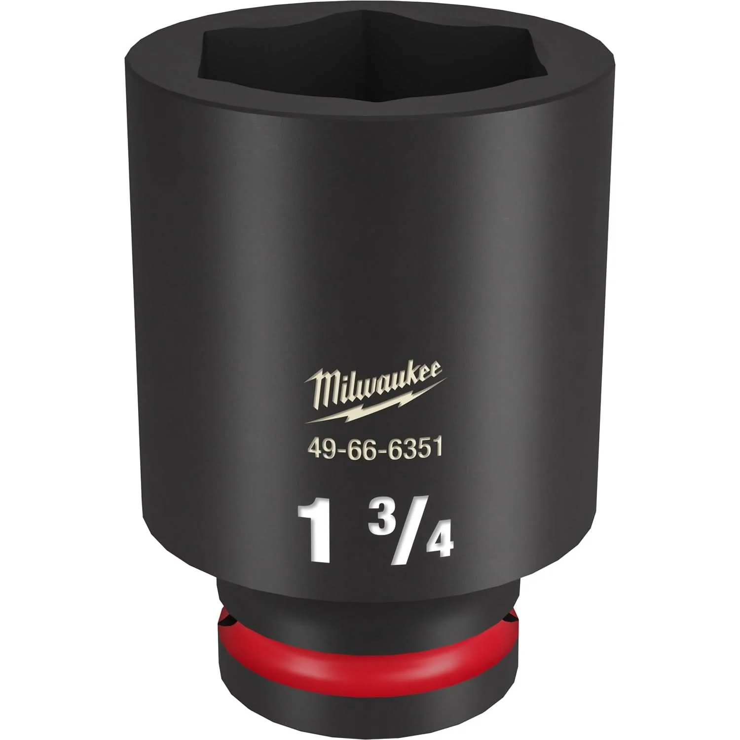 Milwaukee 49-66-6351 SHOCKWAVE Impact Duty 3/4-Inch Drive 1-3/4-Inch Deep 6 Point Socket - Image 1