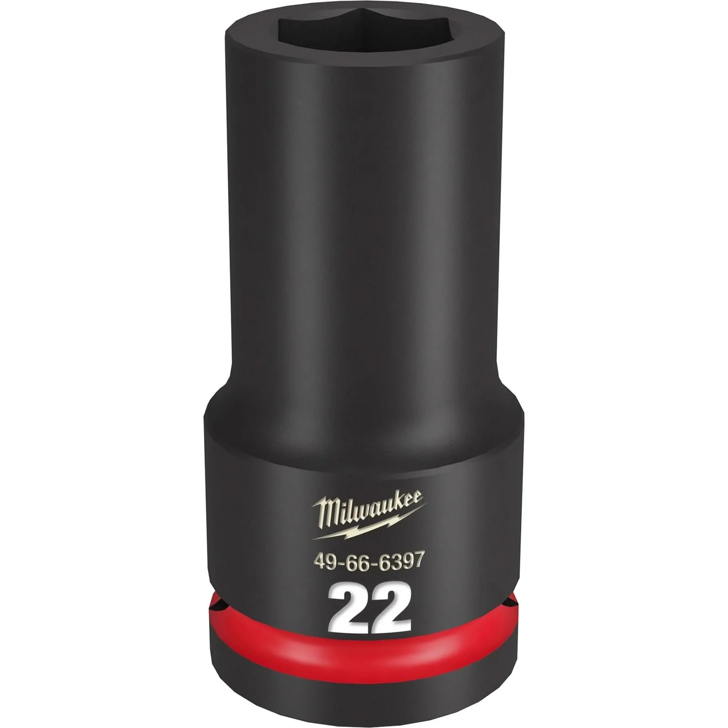 Milwaukee 49-66-6397 SHOCKWAVE Impact Duty 3/4-Inch Drive 22MM Deep 6 Point Socket - Image 1
