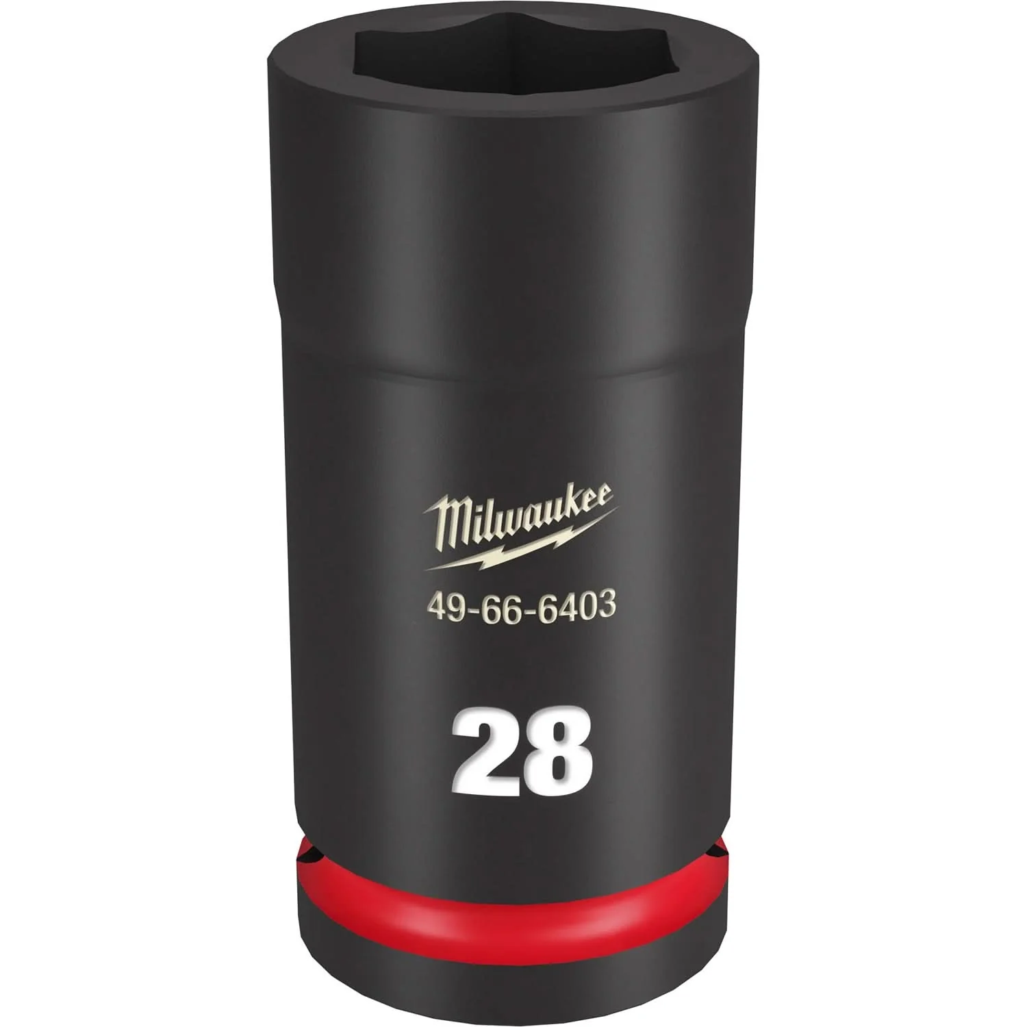 Milwaukee 49-66-6403 SHOCKWAVE Impact Duty 3/4-Inch Drive 28MM Deep 6 Point Socket - Image 1
