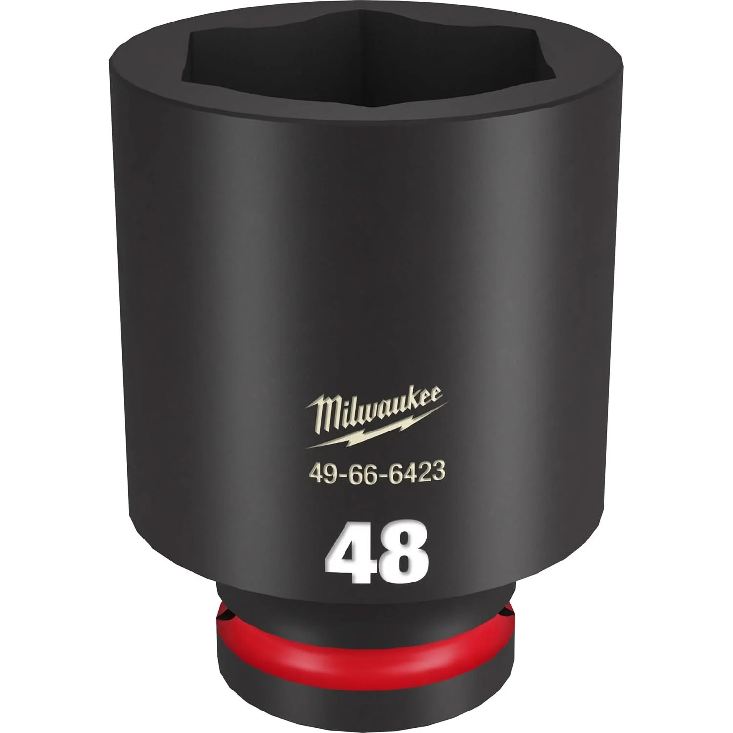 Milwaukee 49-66-6423 SHOCKWAVE Impact Duty 3/4-Inch Drive 48MM Deep 6 Point Socket - Image 1