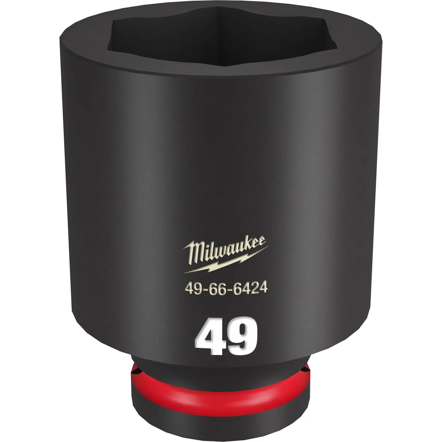 Milwaukee 49-66-6424 SHOCKWAVE Impact Duty 3/4-Inch Drive 49MM Deep 6 Point Socket - Image 1