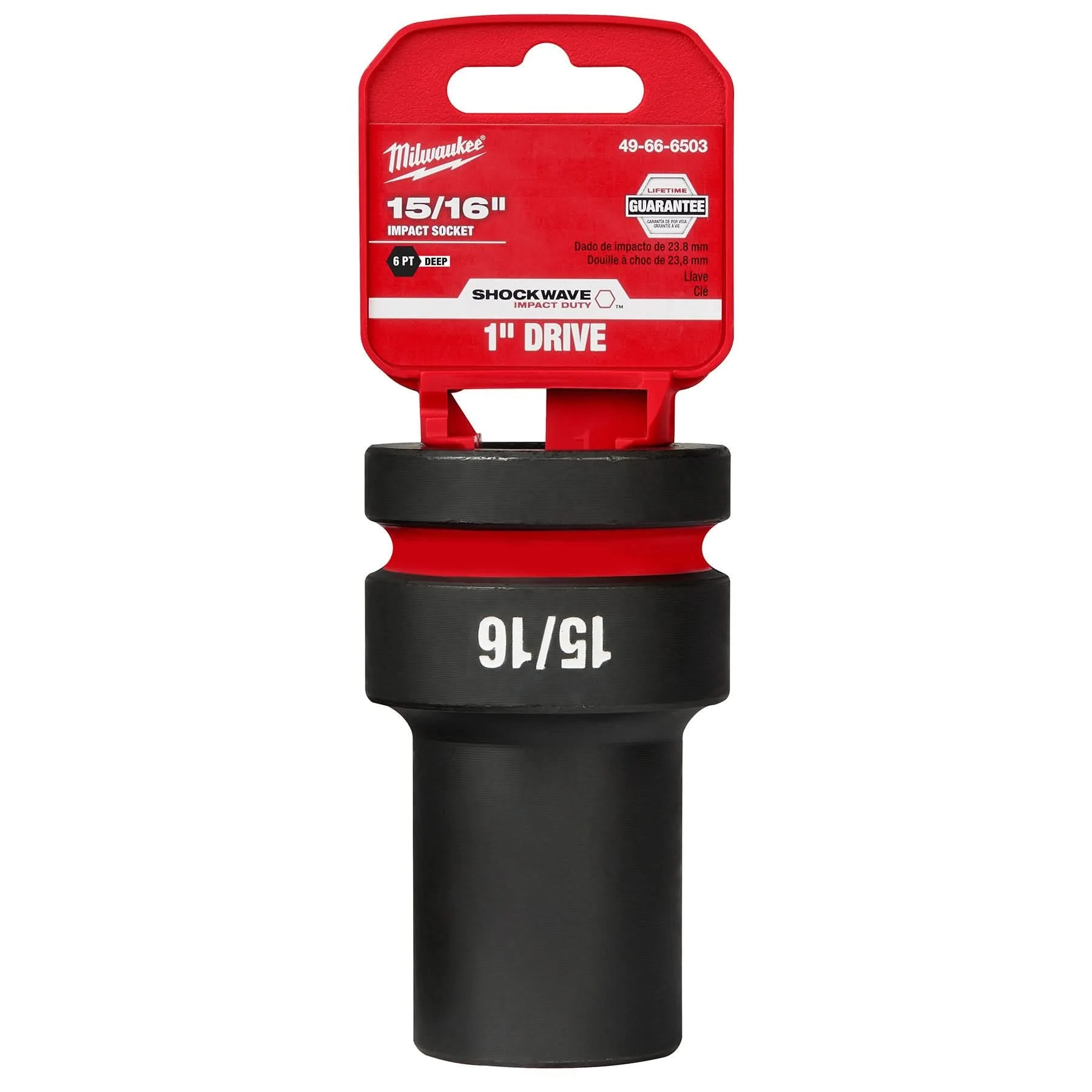 Milwaukee 49-66-6503 SHOCKWAVE Impact Duty 1-Inch Drive 15/16-Inch Deep 6 Point Socket - Image 2