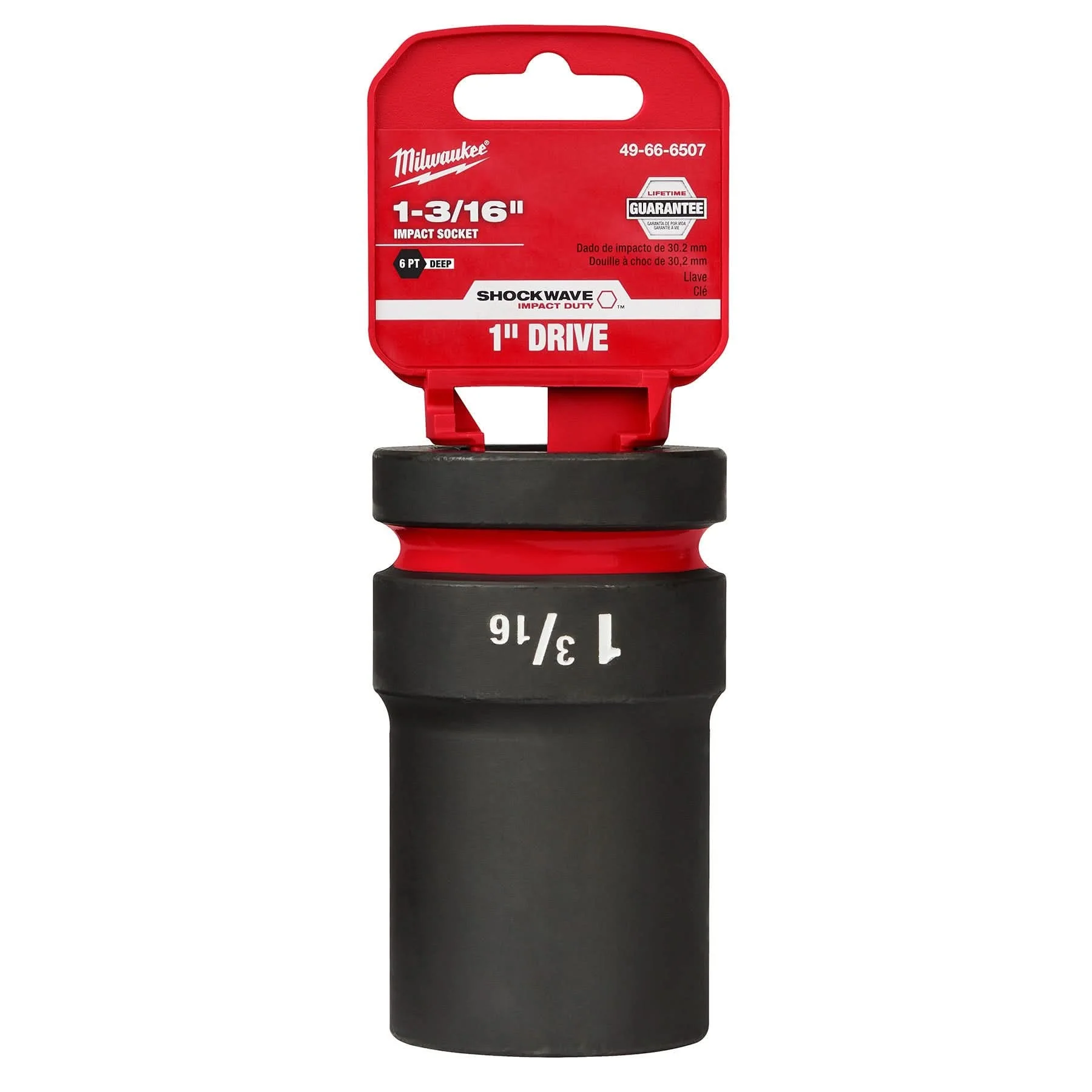 Milwaukee 49-66-6507 SHOCKWAVE Impact Duty 1-Inch Drive 1-3/16-Inch Deep 6 Point Socket - Image 2