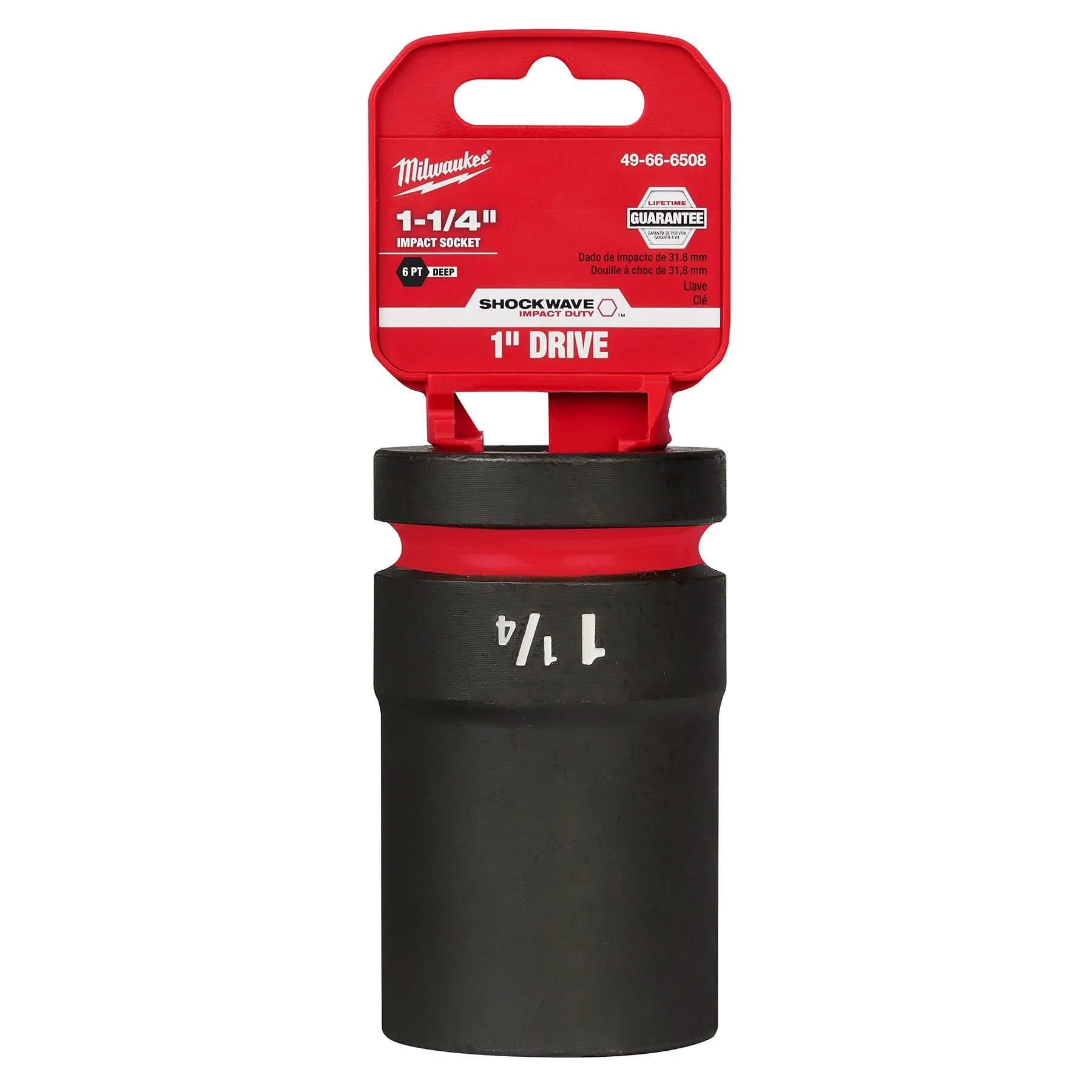 Milwaukee 49-66-6508 SHOCKWAVE Impact Duty 1-Inch Drive 1-1/4-Inch Deep 6 Point Socket - Image 2