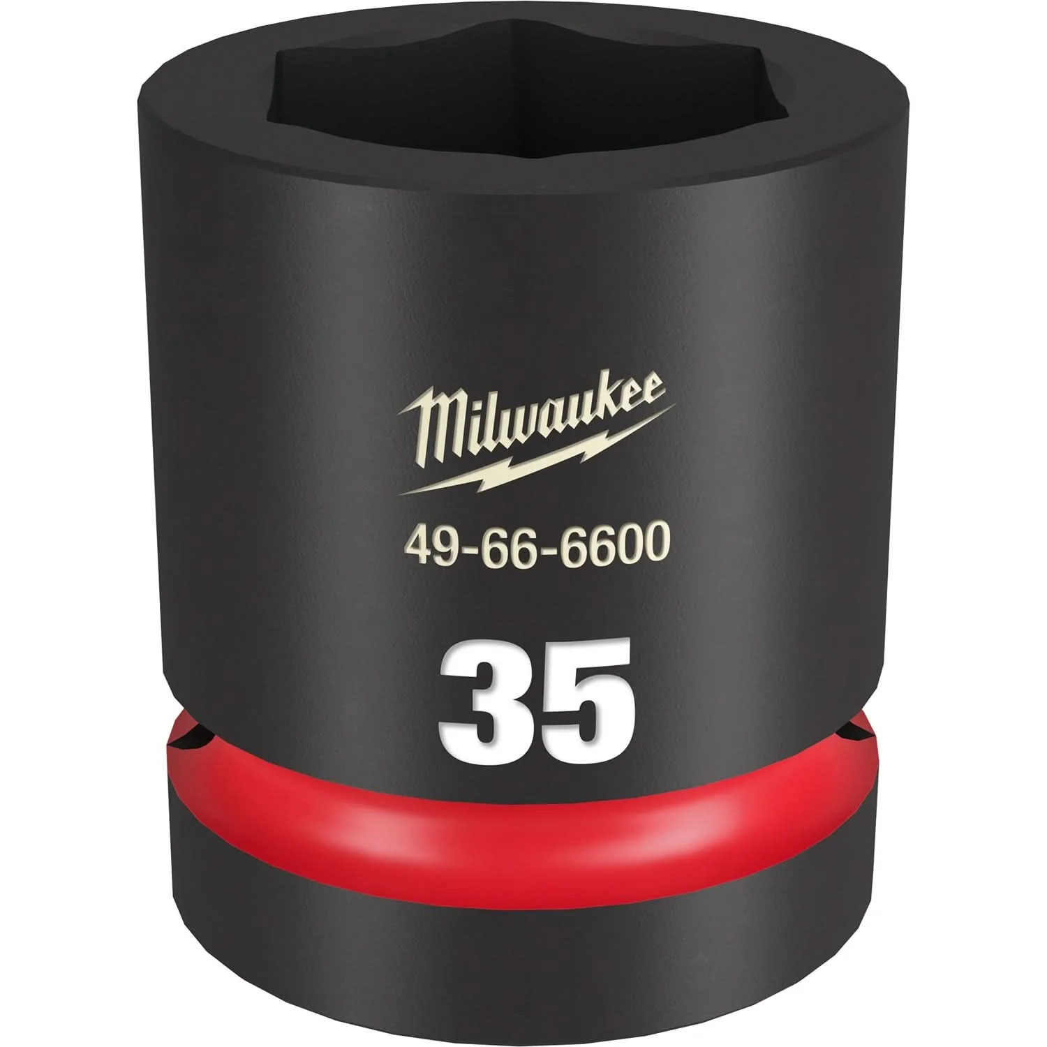 Milwaukee 49-66-6600 SHOCKWAVE Impact Duty 1-Inch Drive 35MM Standard 6 Point Socket - Image 1