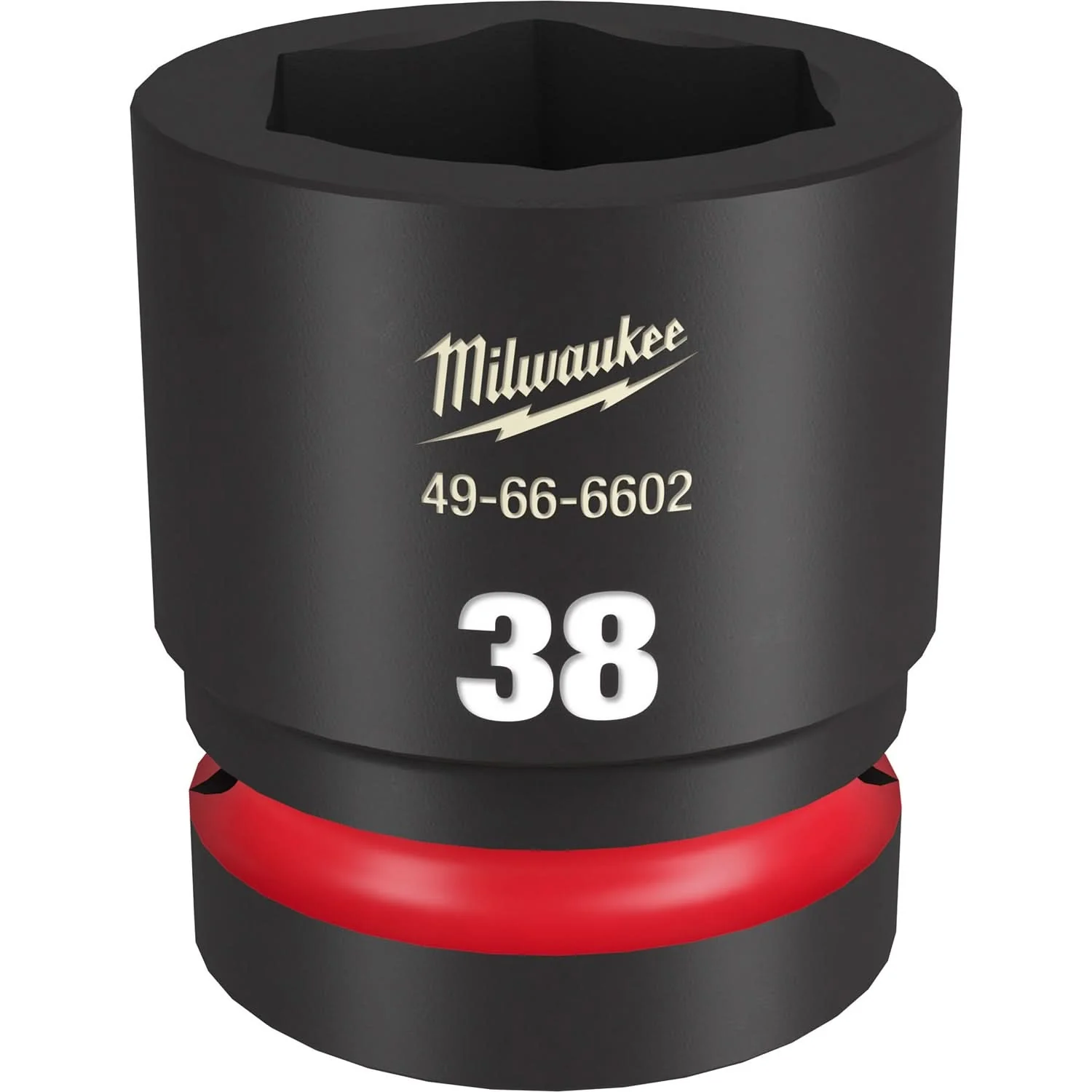 Milwaukee 49-66-6602 SHOCKWAVE Impact Duty 1-Inch Drive 38MM Standard 6 Point Socket - Image 1