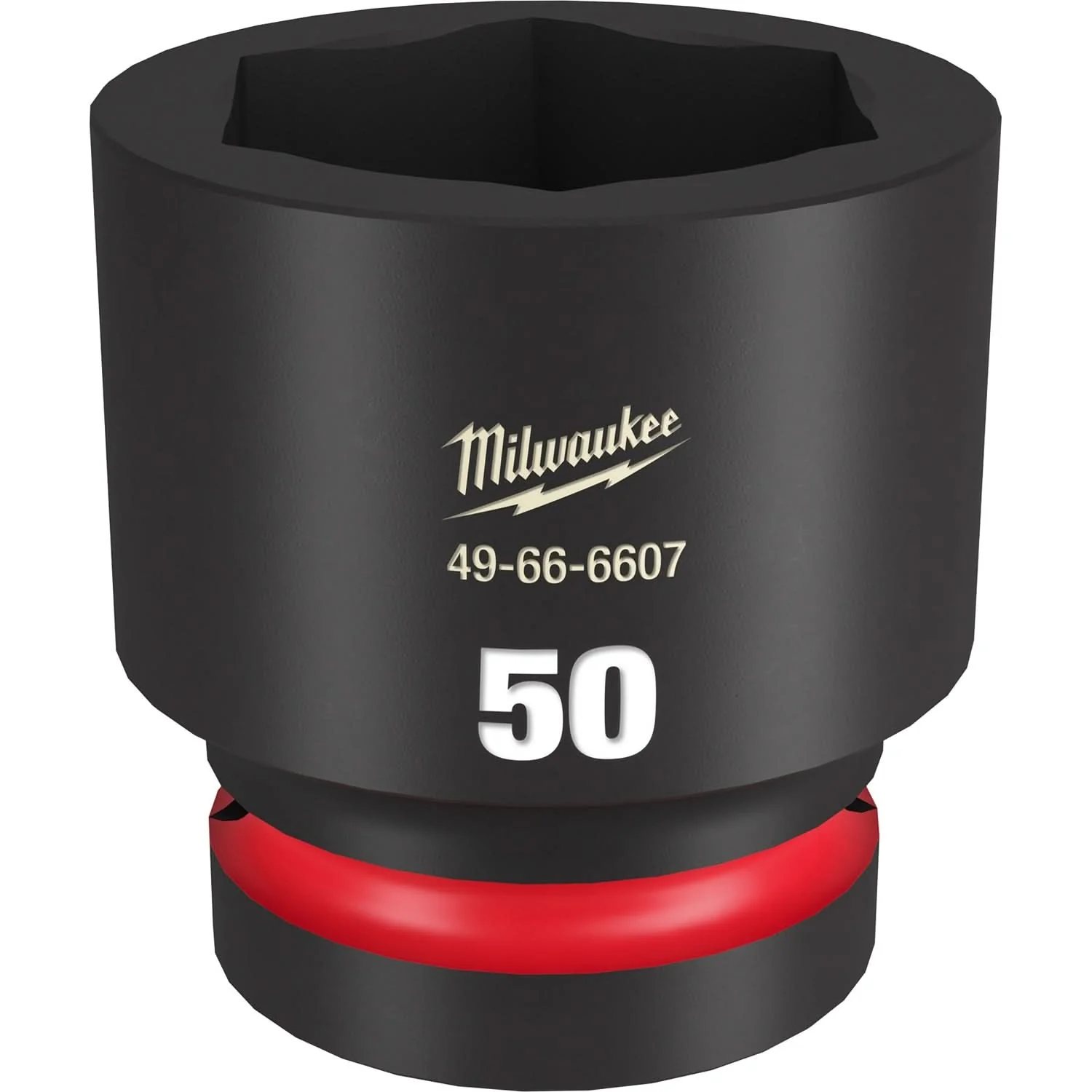 Milwaukee 49-66-6607 SHOCKWAVE Impact Duty 1-Inch Drive 50MM Standard 6 Point Socket - Image 1