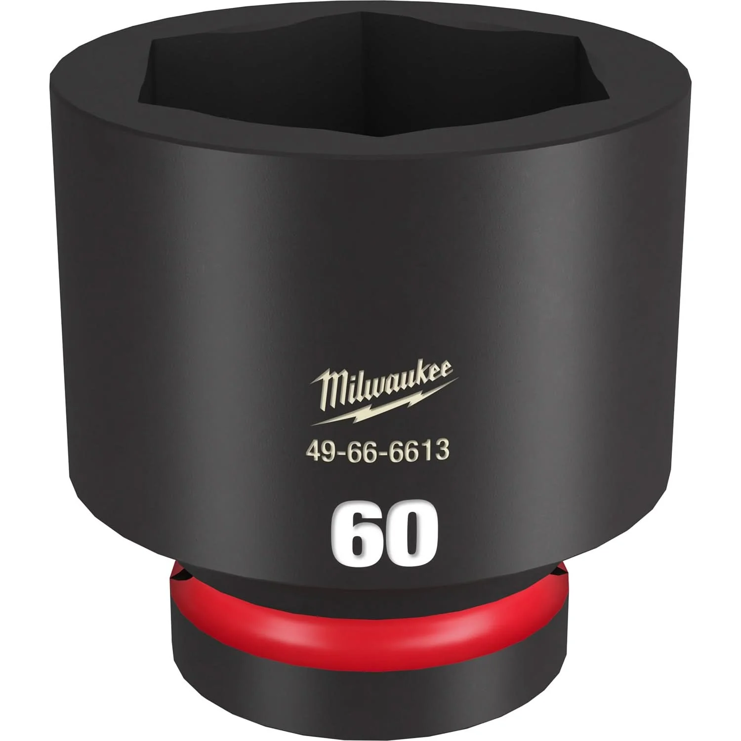 Milwaukee 49-66-6613 SHOCKWAVE Impact Duty 1-Inch Drive 60MM Standard 6 Point Socket - Image 1