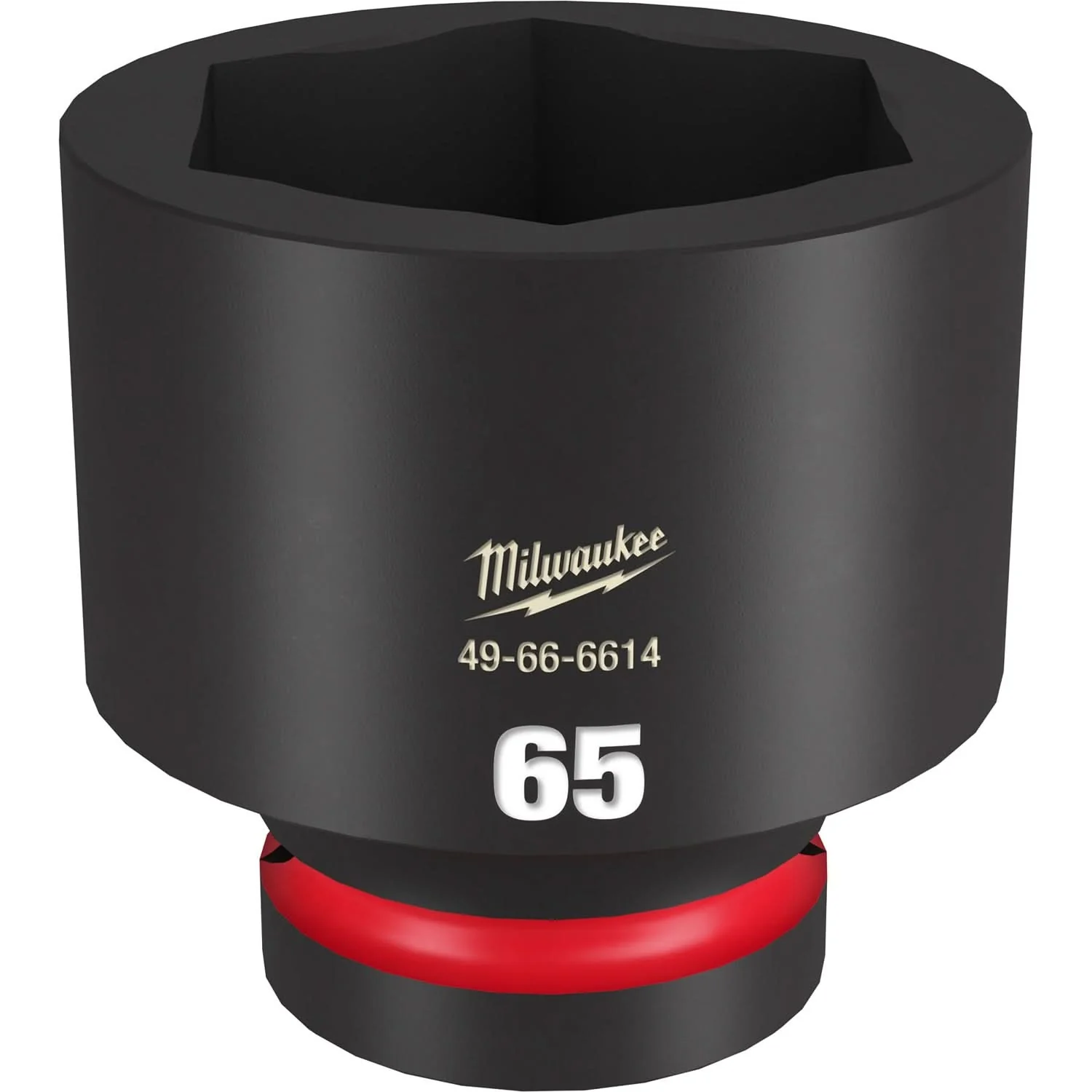 Milwaukee 49-66-6614 SHOCKWAVE Impact Duty 1-Inch Drive 65MM Standard 6 Point Socket - Image 1