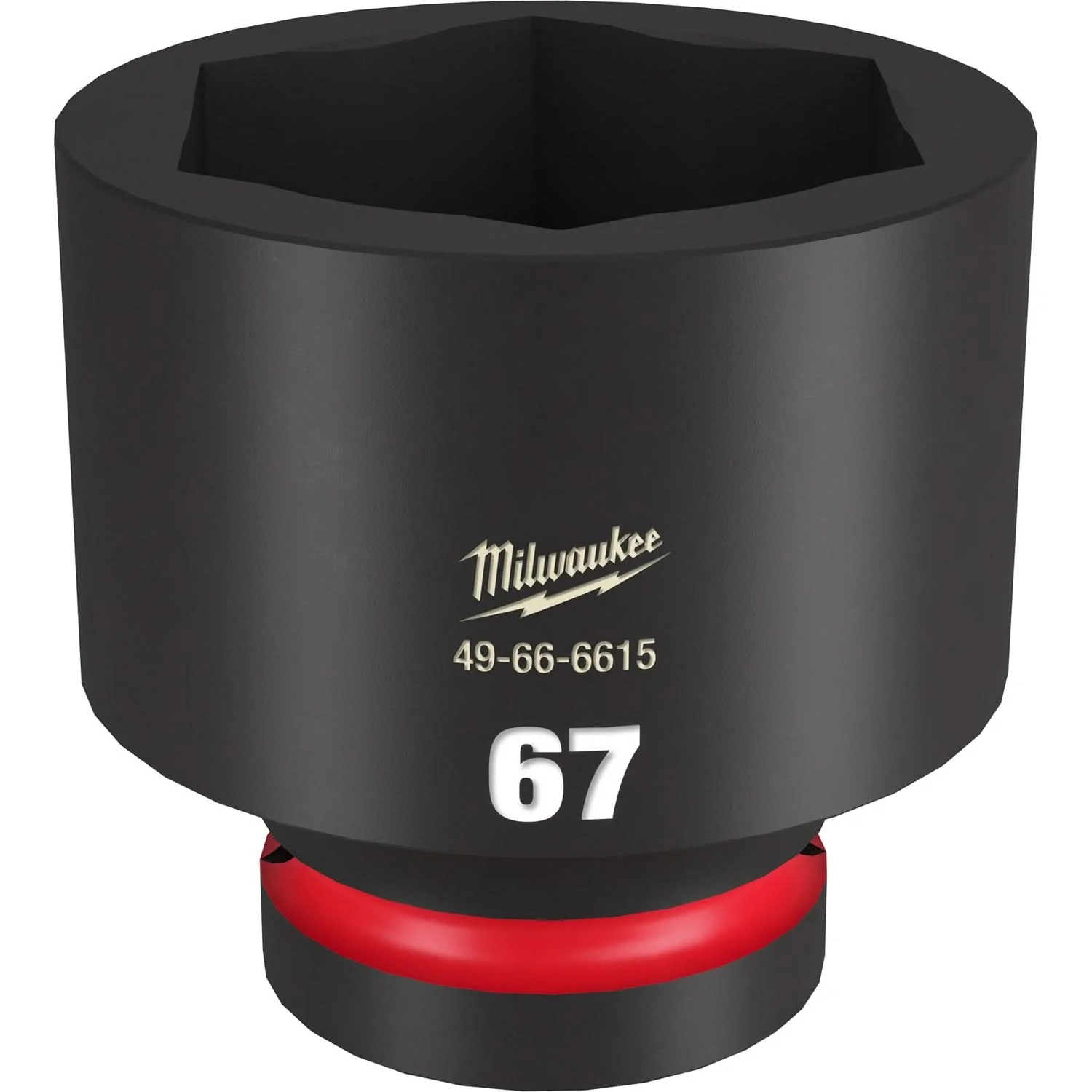 Milwaukee 49-66-6615 SHOCKWAVE Impact Duty 1-Inch Drive 67MM Standard 6 Point Socket - Image 1