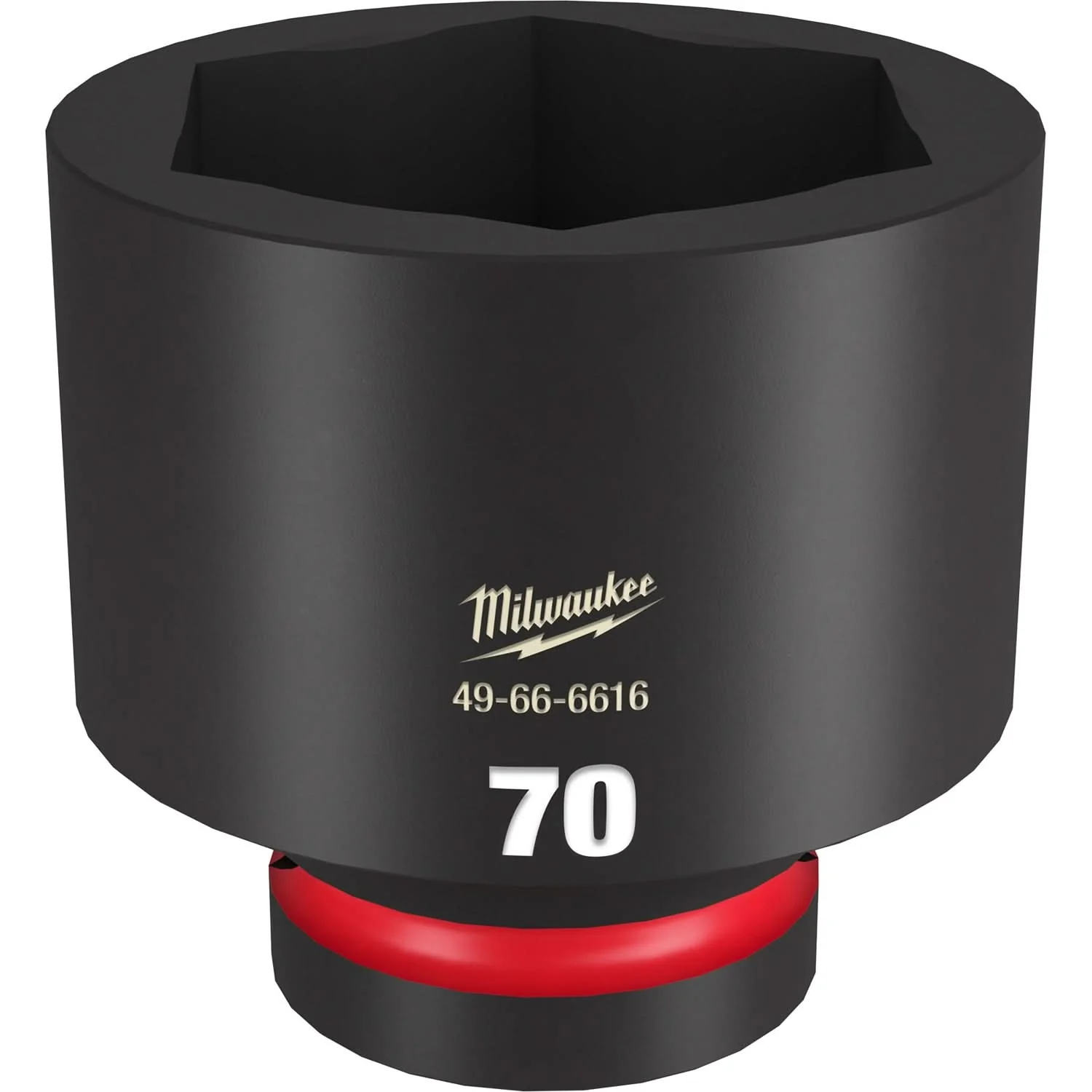 Milwaukee 49-66-6616 SHOCKWAVE Impact Duty 1-Inch Drive 70MM Standard 6 Point Socket - Image 1