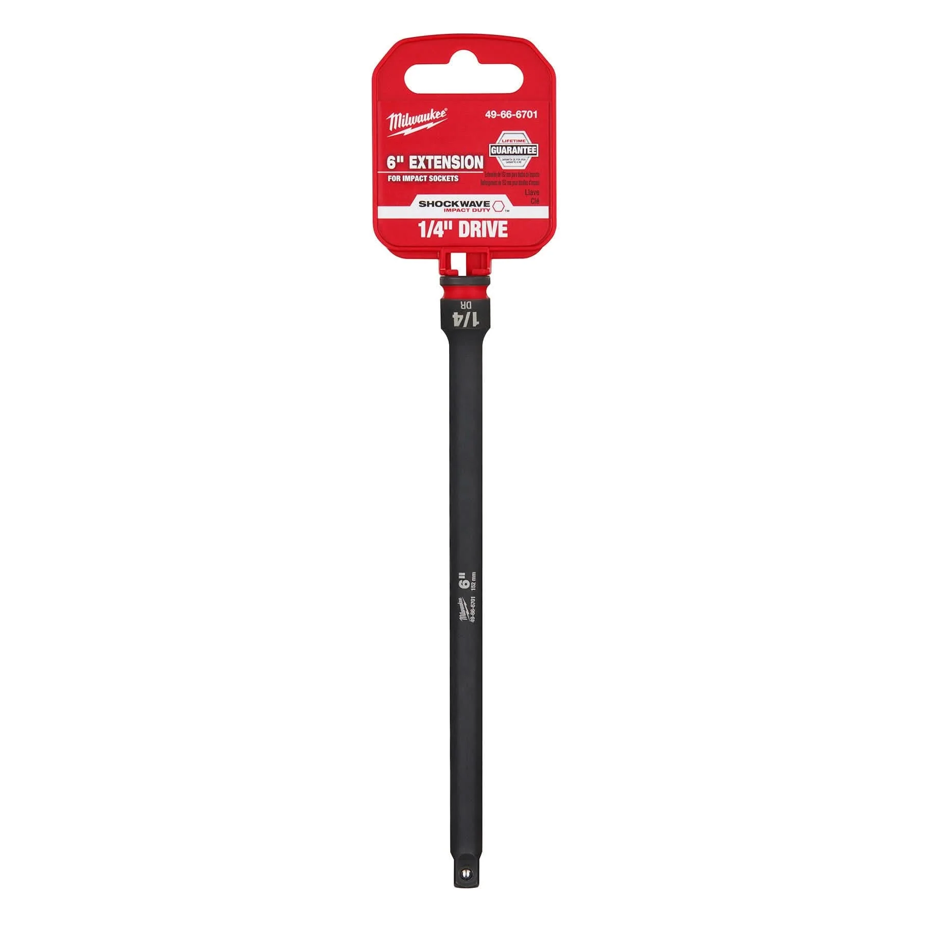 Milwaukee 49-66-6701 SHOCKWAVE Impact Duty 1/4-Inch Drive 6-Inch Extension - Image 2