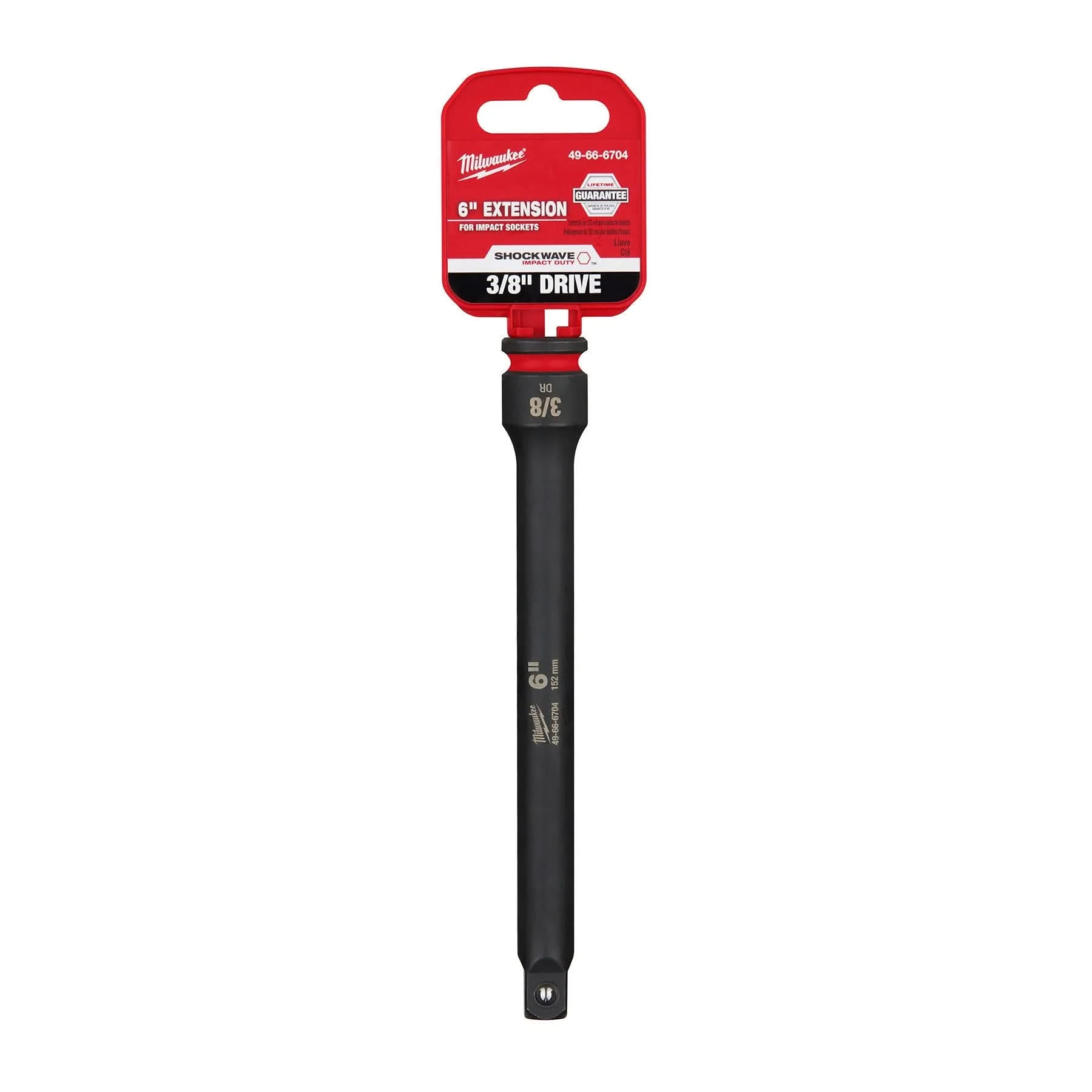 Milwaukee 49-66-6704 SHOCKWAVE Impact Duty 3/8-Inch Drive 6-Inch Extension - Image 2