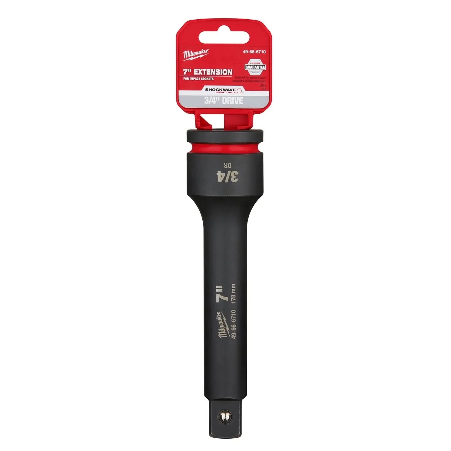 Milwaukee 49-66-6710 SHOCKWAVE Impact Duty 3/4-Inch Drive 7-Inch Extension - Image 1