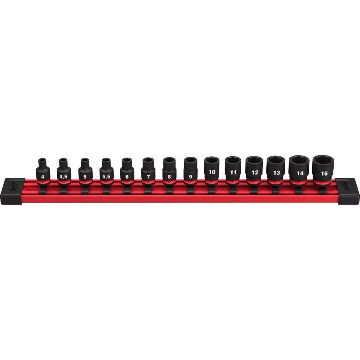 Milwaukee 49-66-7002 14-Piece SHOCKWAVE 1/4-Inch Metric Standard 6-Point Impact Duty Socket Set - Image 1