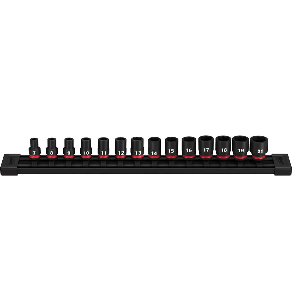 Milwaukee 49-66-7007 14-Piece SHOCKWAVE 3/8-Inch Drive Metric Standard 6-Point Impact Duty Socket Set - Image 2
