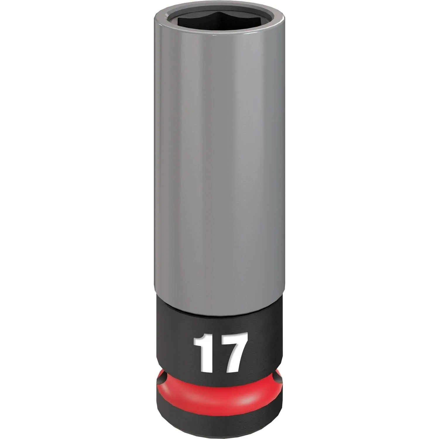 Milwaukee 49-66-7802 SHOCKWAVE Impact Duty 1/2 Drive 17MM Metric Lug Nut Wheel Socket - Image 1