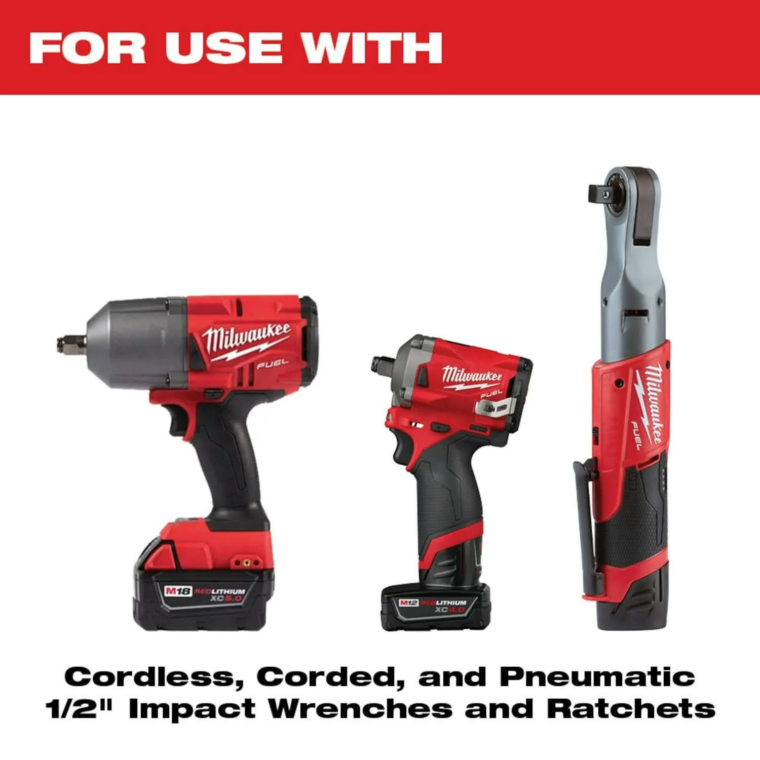 Milwaukee 49-66-7806 SHOCKWAVE Impact Duty 1/2 Drive 21MM Metric Lug Nut Wheel Socket - Image 3