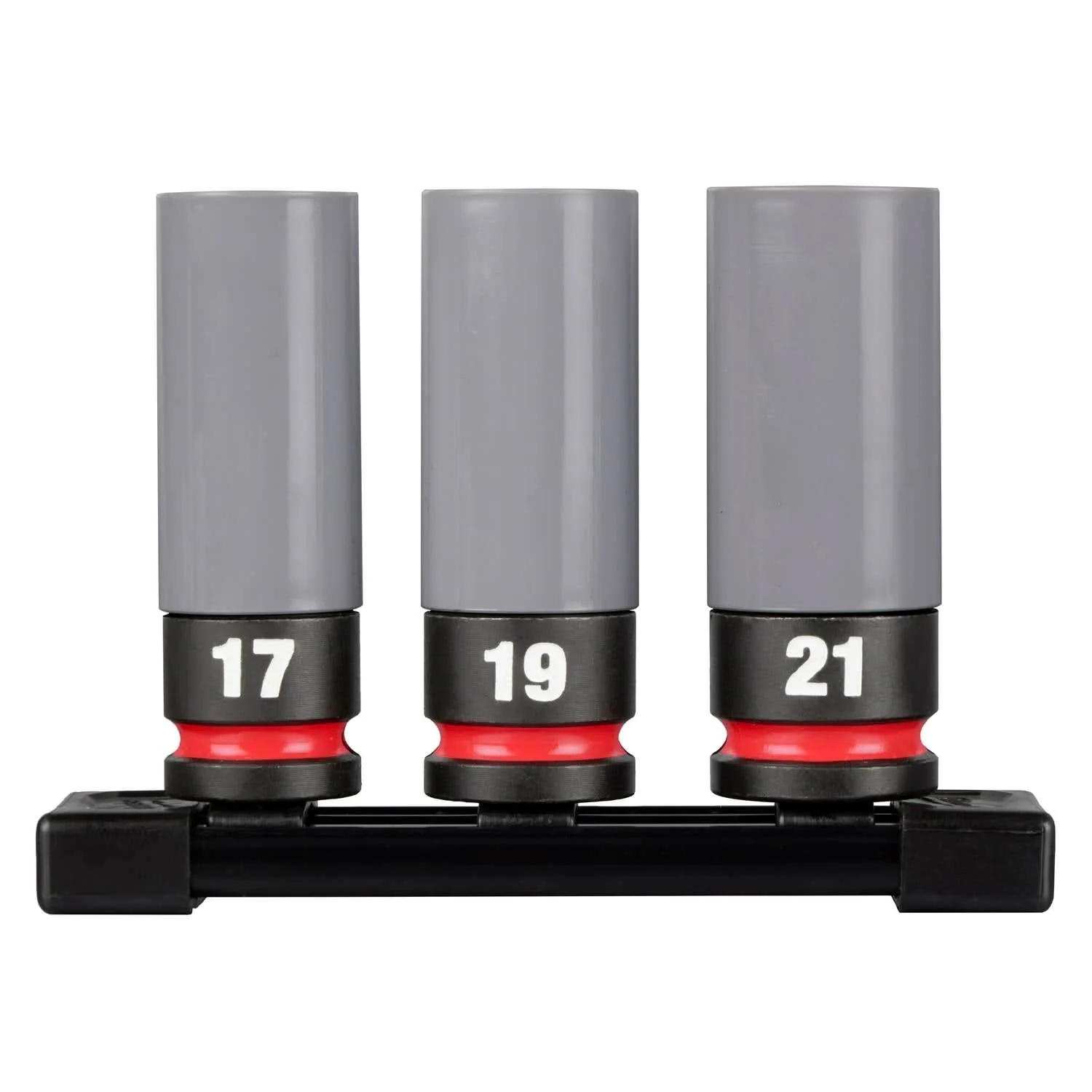 Milwaukee 49-66-7830 SHOCKWAVE Impact Duty 1/2 Drive Metric 3PC Lug Nut Wheel Socket Set - Image 1