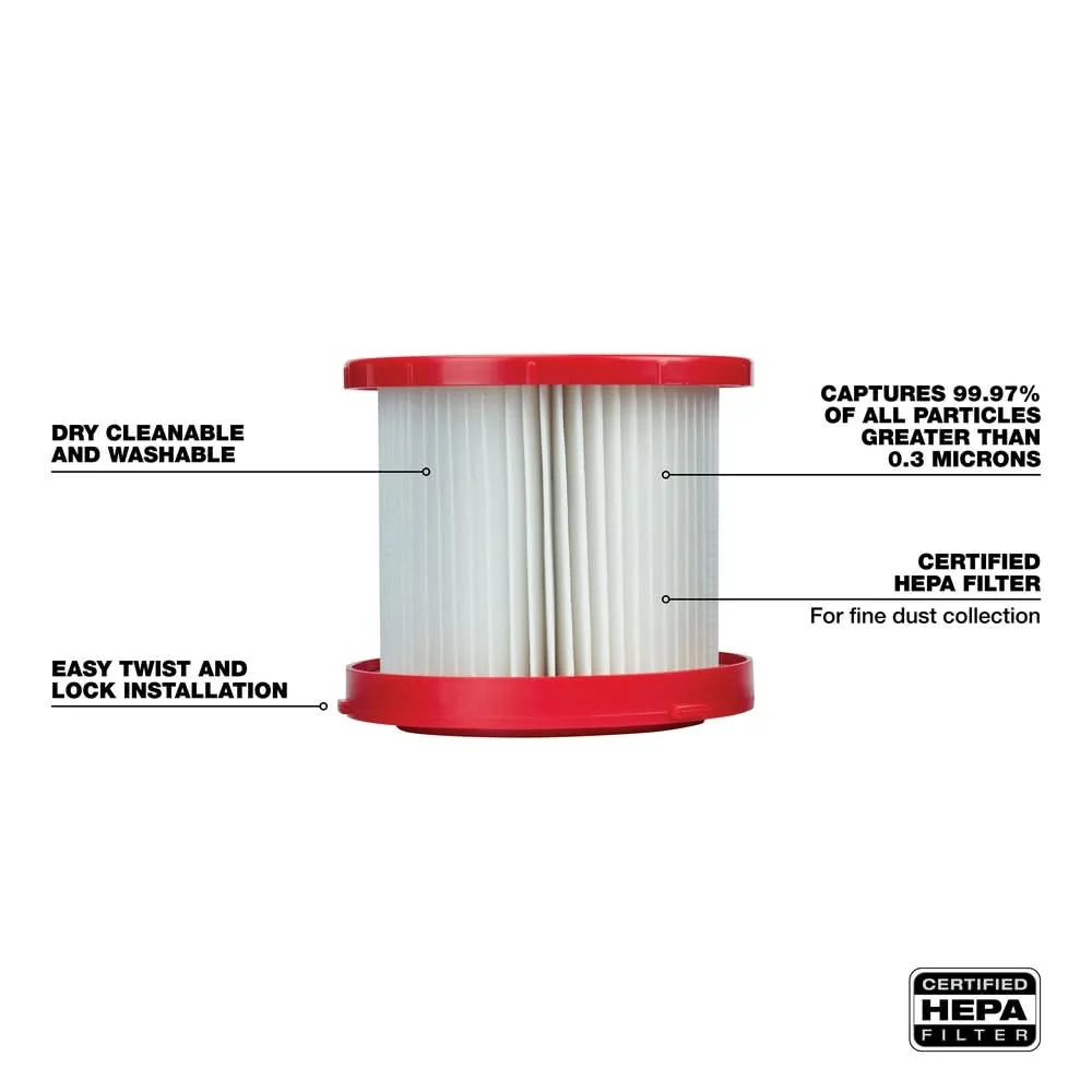 Milwaukee 49-90-1900 HEPA Filter (PROMO) - Image 3